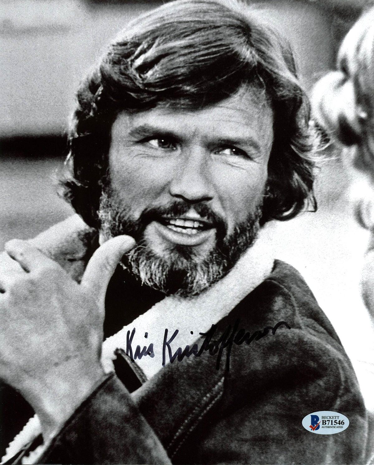 Kris Kristofferson Musician & Actor Authentic Signed 8X10 Photo BAS #B71546