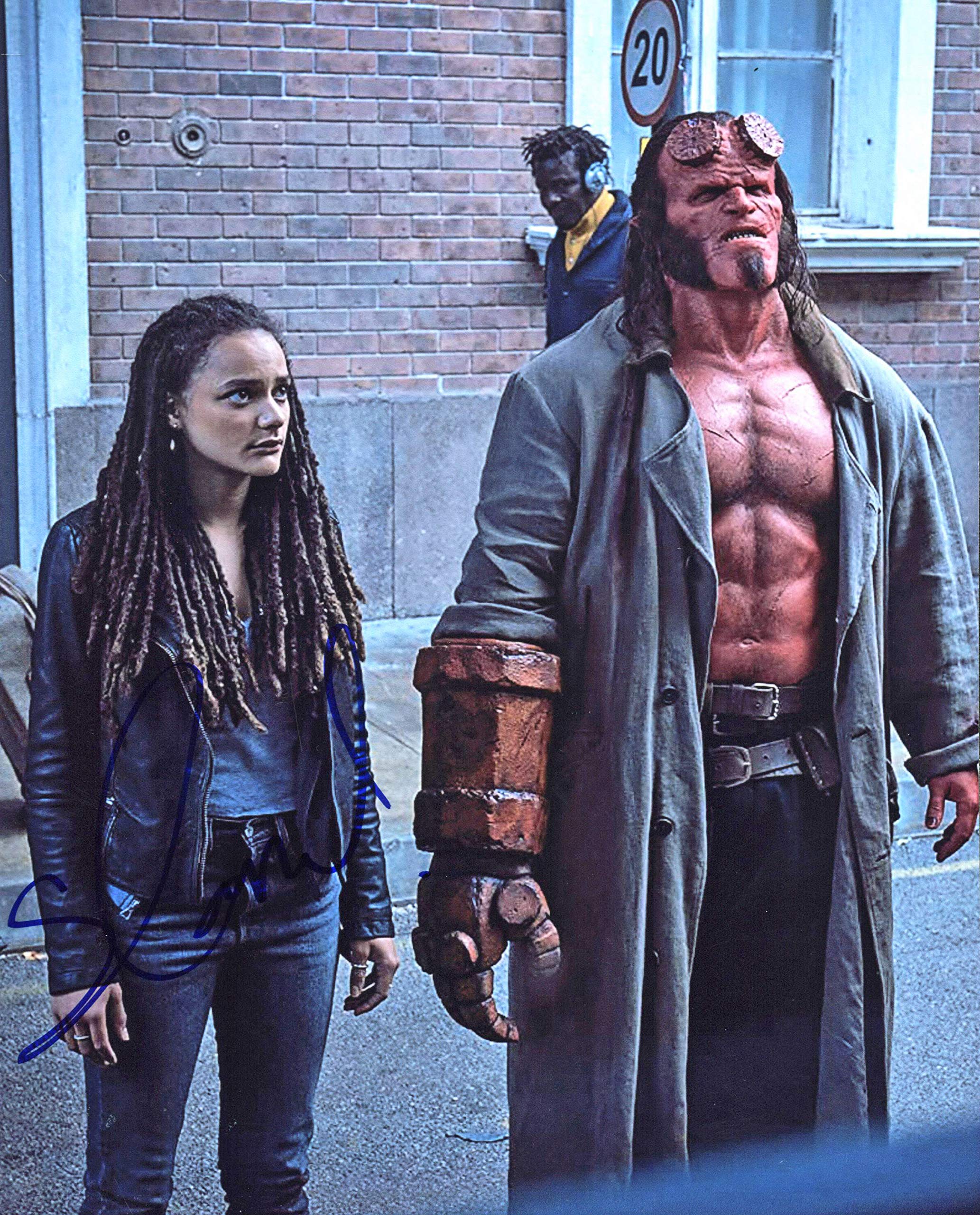 Sasha Lane Hellboy Authentic Signed 8x10 Photo Autographed BAS #E57587
