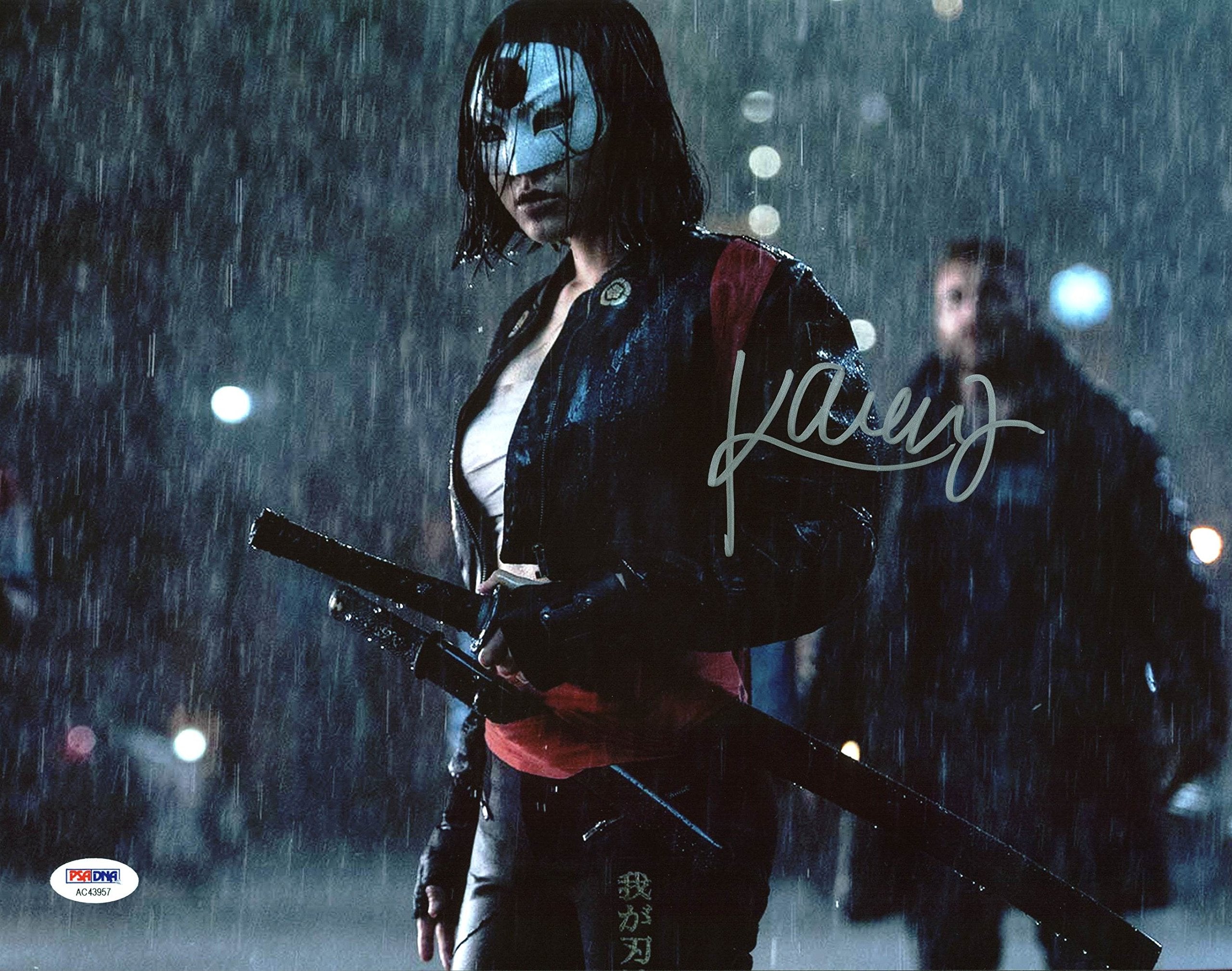 Karen Fukuhara Suicide Squad Authentic Signed 11X14 Photo Autographed PSA/DNA 4