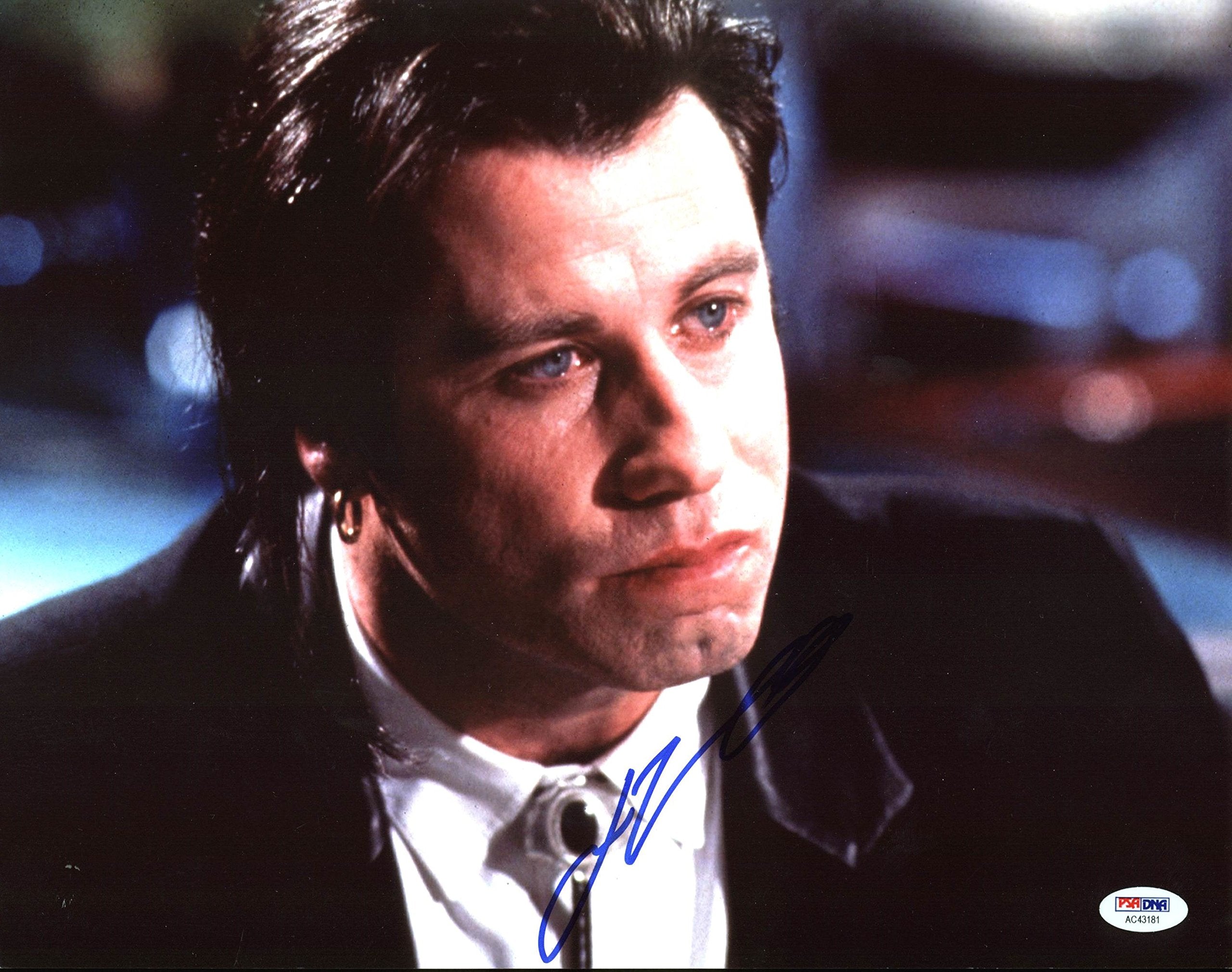 John Travolta Pulp Fiction Authentic Signed 11X14 Photo PSA/DNA #AC43181