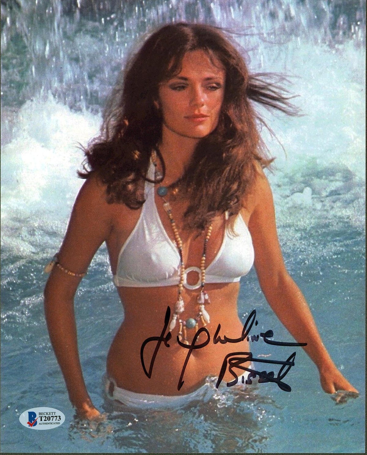 Jacqueline Bisset The Deep Authentic Signed 8x10 Sexy Photo BAS #T20773