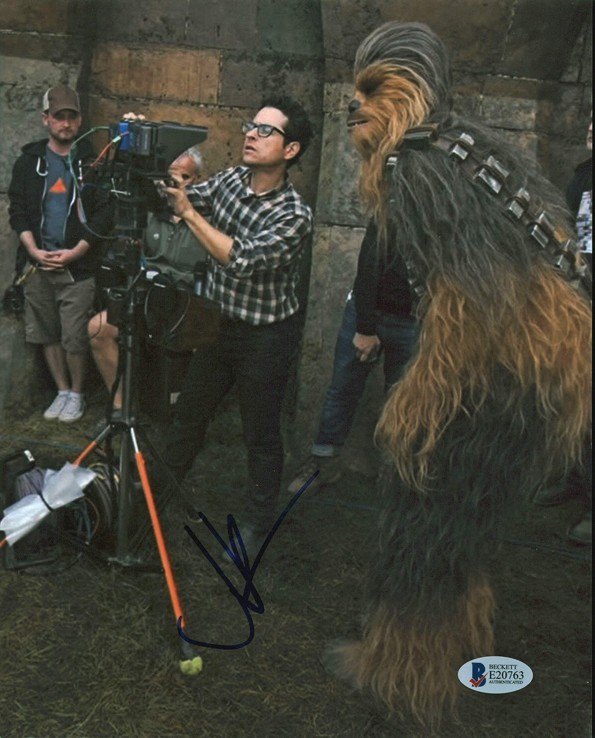 J.J. Abrams Star Wars The Force Awakens Authentic Signed 8x10 Photo BAS #E20763