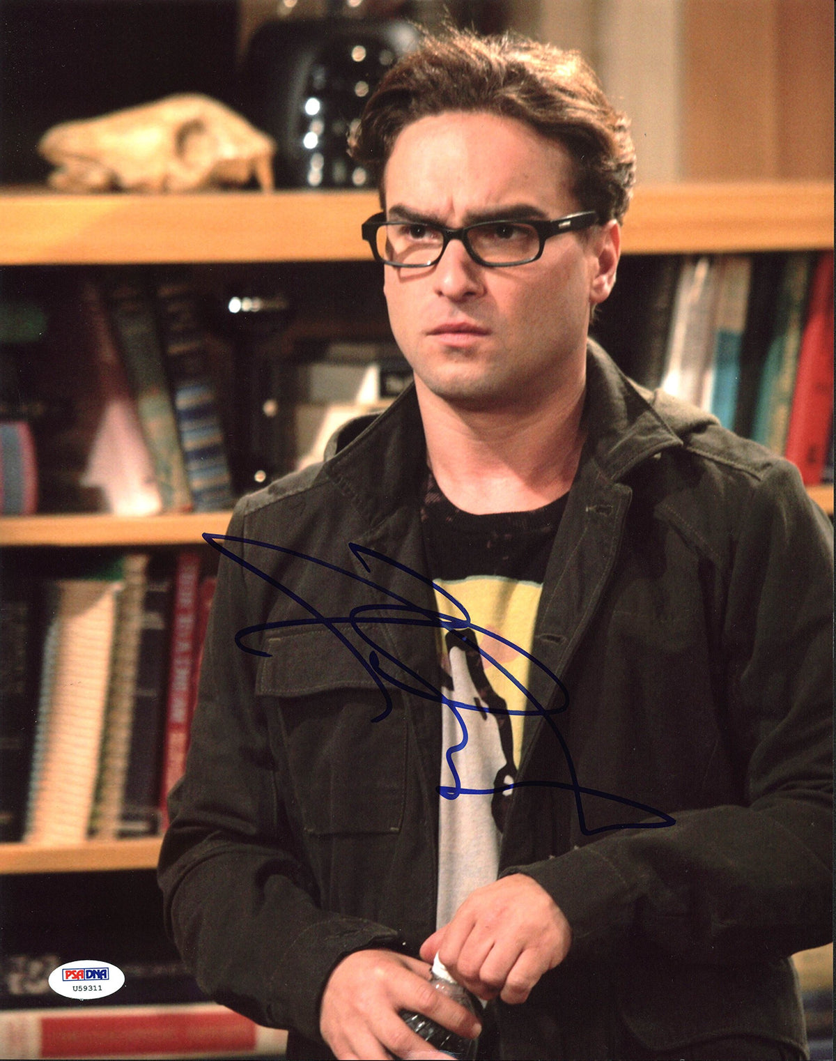 Johnny Galecki The Big Bang Theory Authentic Signed 11X14 Photo PSA/DNA #U59311