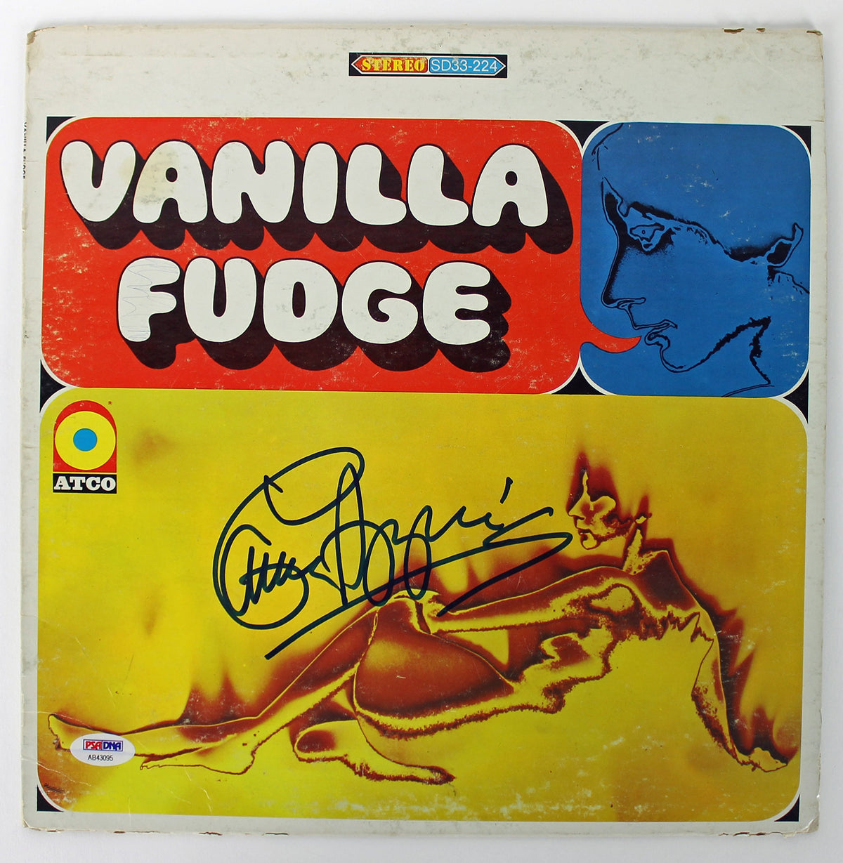 Carmine Appice Vanilla Fudge Authentic Signed Album Cover PSA/DNA #AB43095