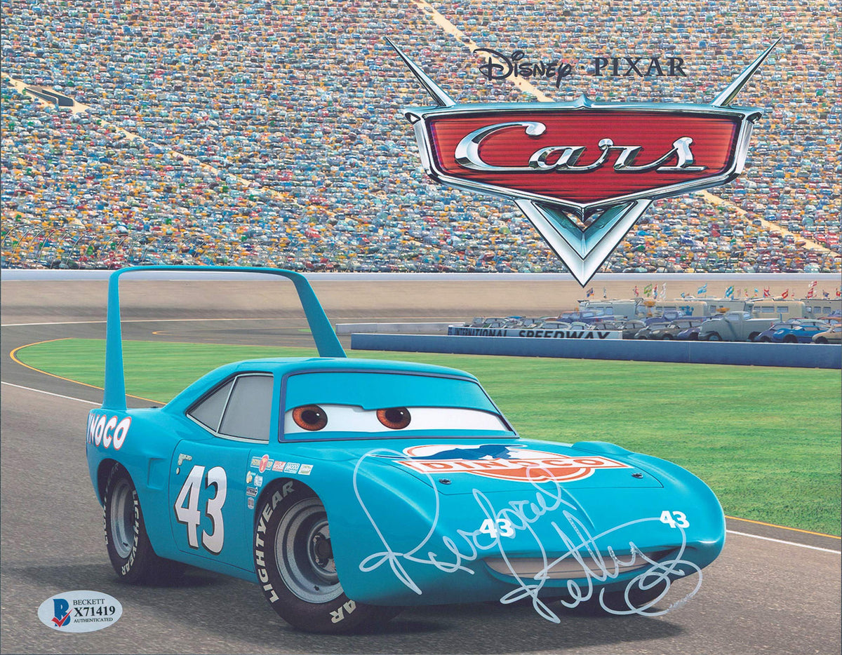Richard Petty Cars Authentic Signed 8x10 Photo Autographed BAS #X71419