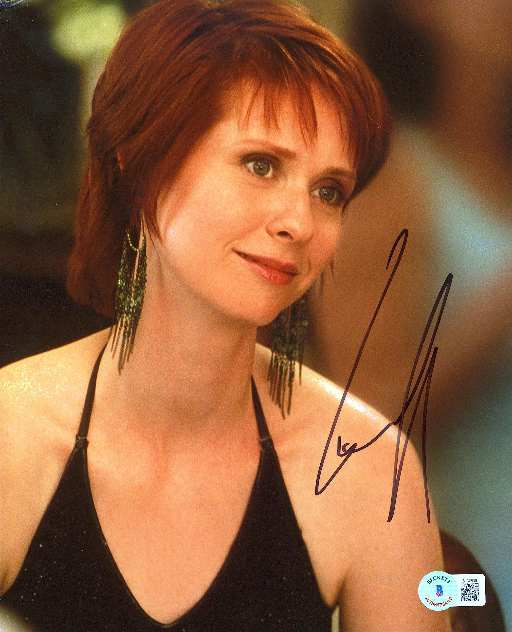 Cynthia Nixon Sex And The City Authentic Signed 8x10 Photo BAS #BJ32636