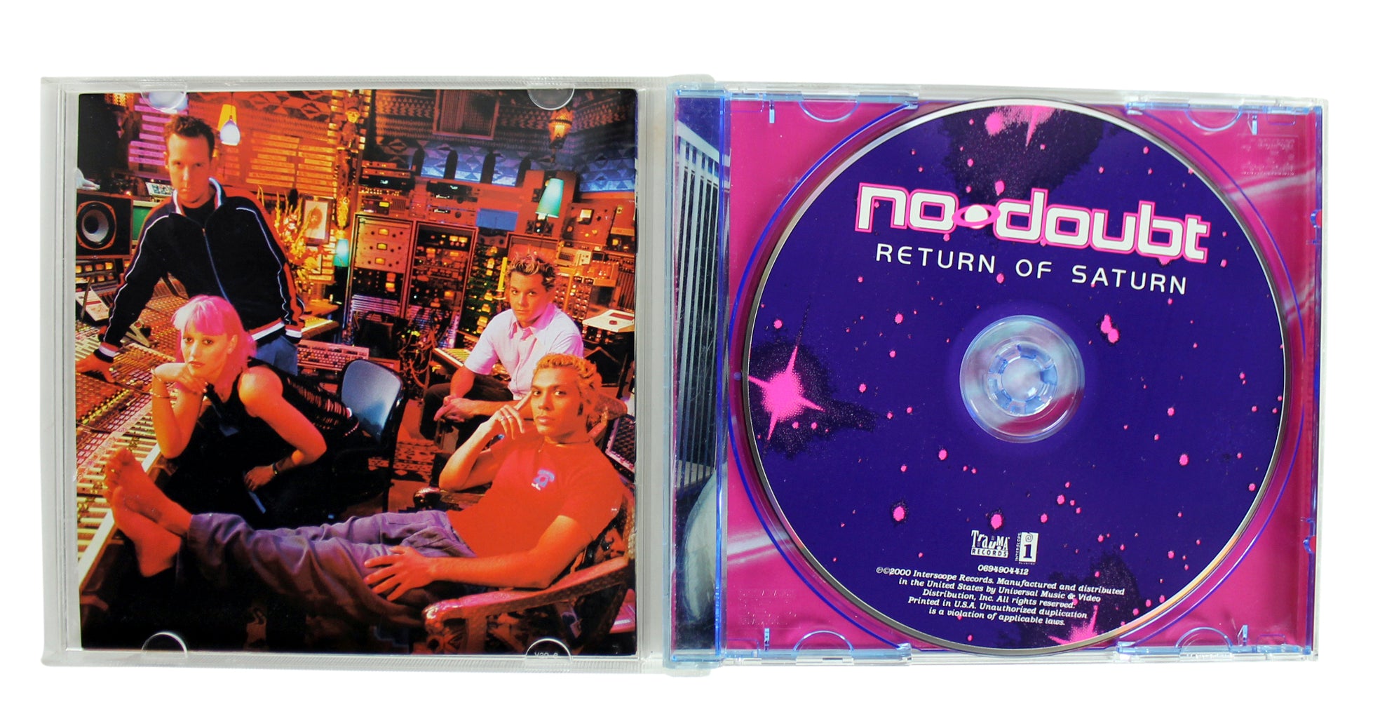 No Doubt (3) Stefani, Kanal, & Dumont Signed CD Insert W/ Disc BAS #A05161