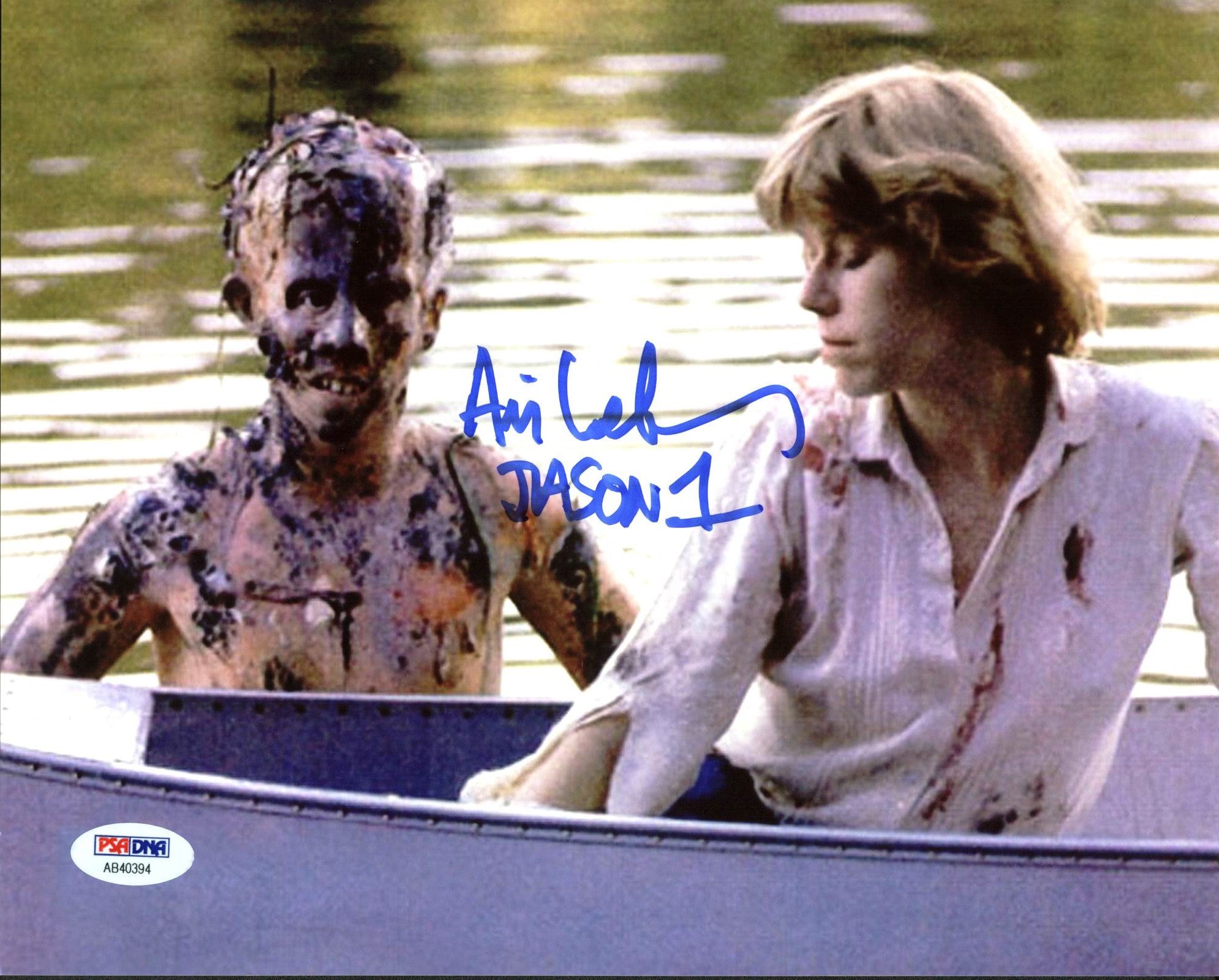 Ari Lehman "Jason 1" Authentic Signed Friday The 13th 8X10 Photo PSA/BAS 12
