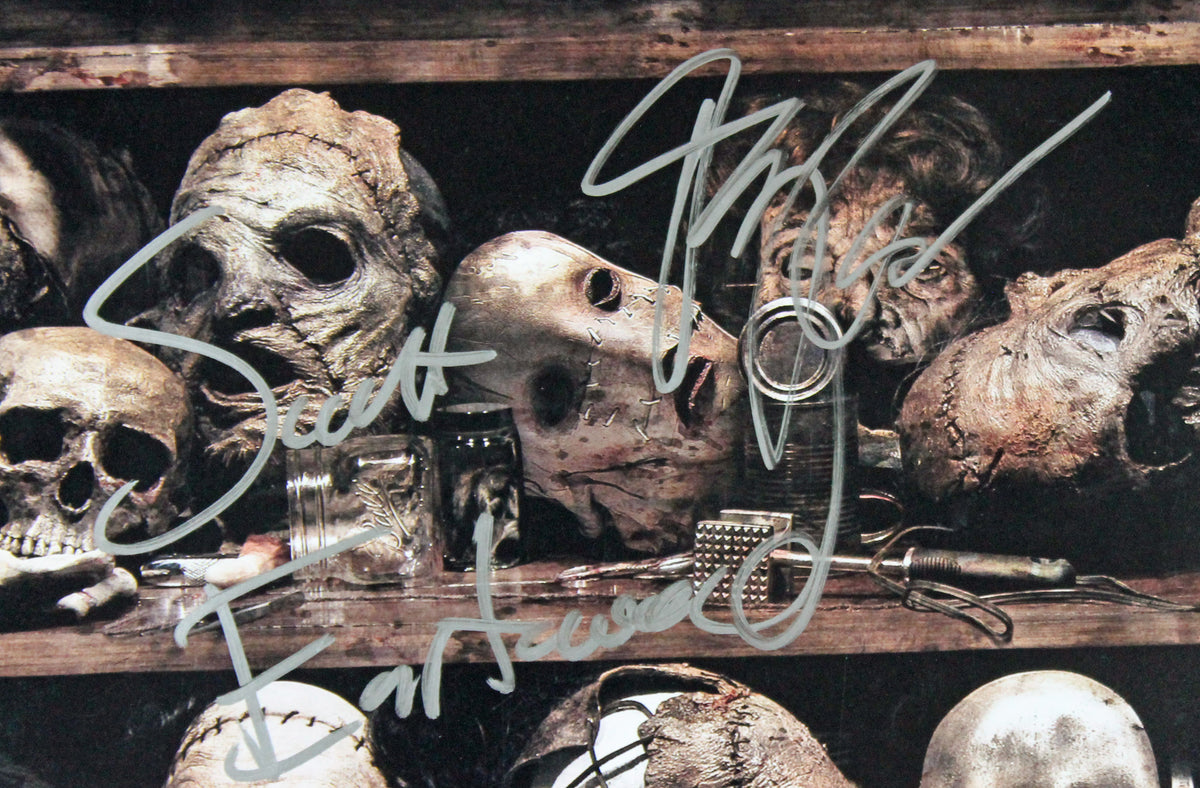 Texas Chainsaw 3D (4) Daddario, Eastwood, Signed 12x18 Movie Poster PSA #AB08276