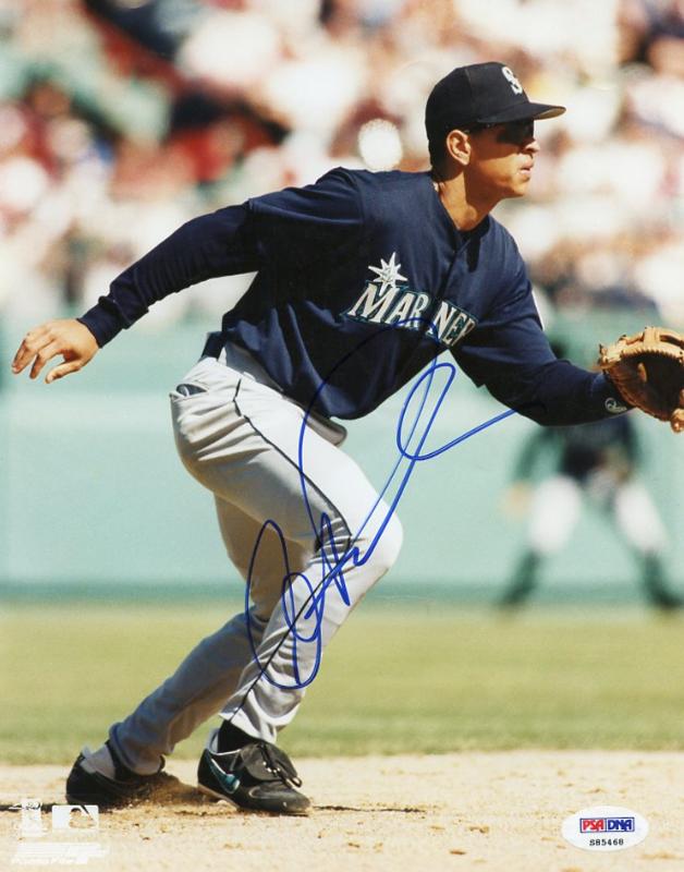 Mariners Alex Rodriguez Signed Authentic 8X10 Photo Damaged PSA/DNA #S85468