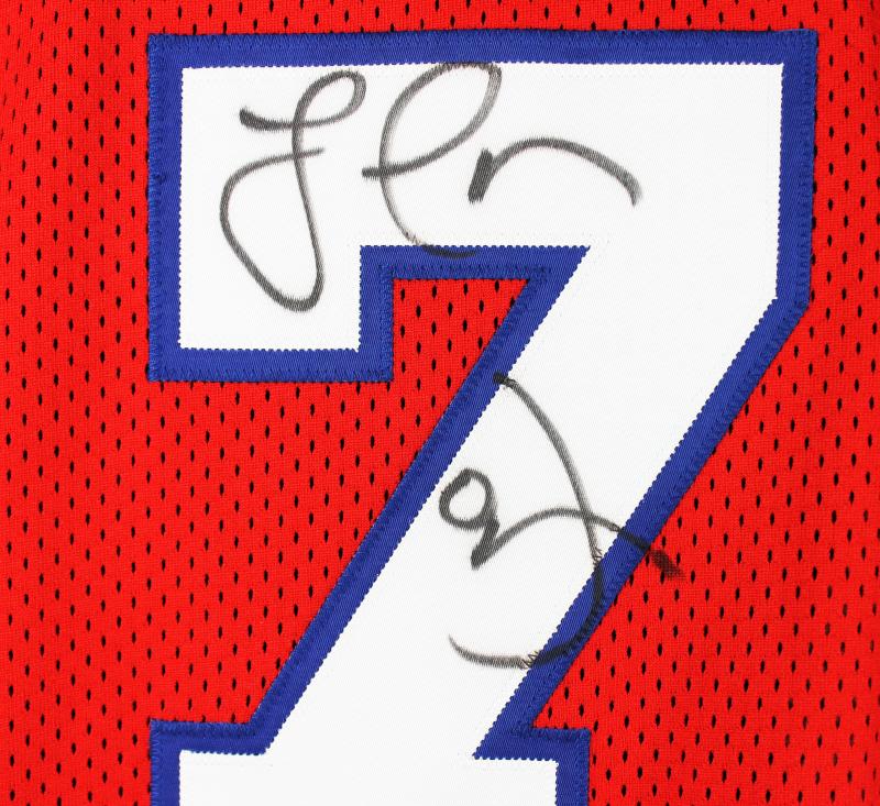 Clippers Lamar Odom Signed Game Used 2001-2002 Jersey W/ COA From LAC Foundation