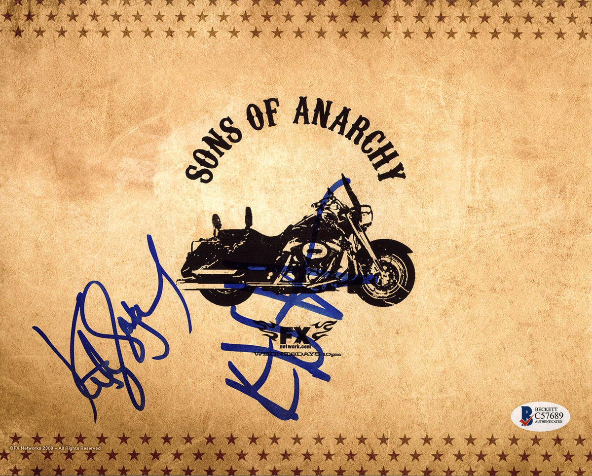 Kurt Sutter & Katey Sagal Sons Of Anarchy Authentic Signed 8X10 Photo BAS C57689