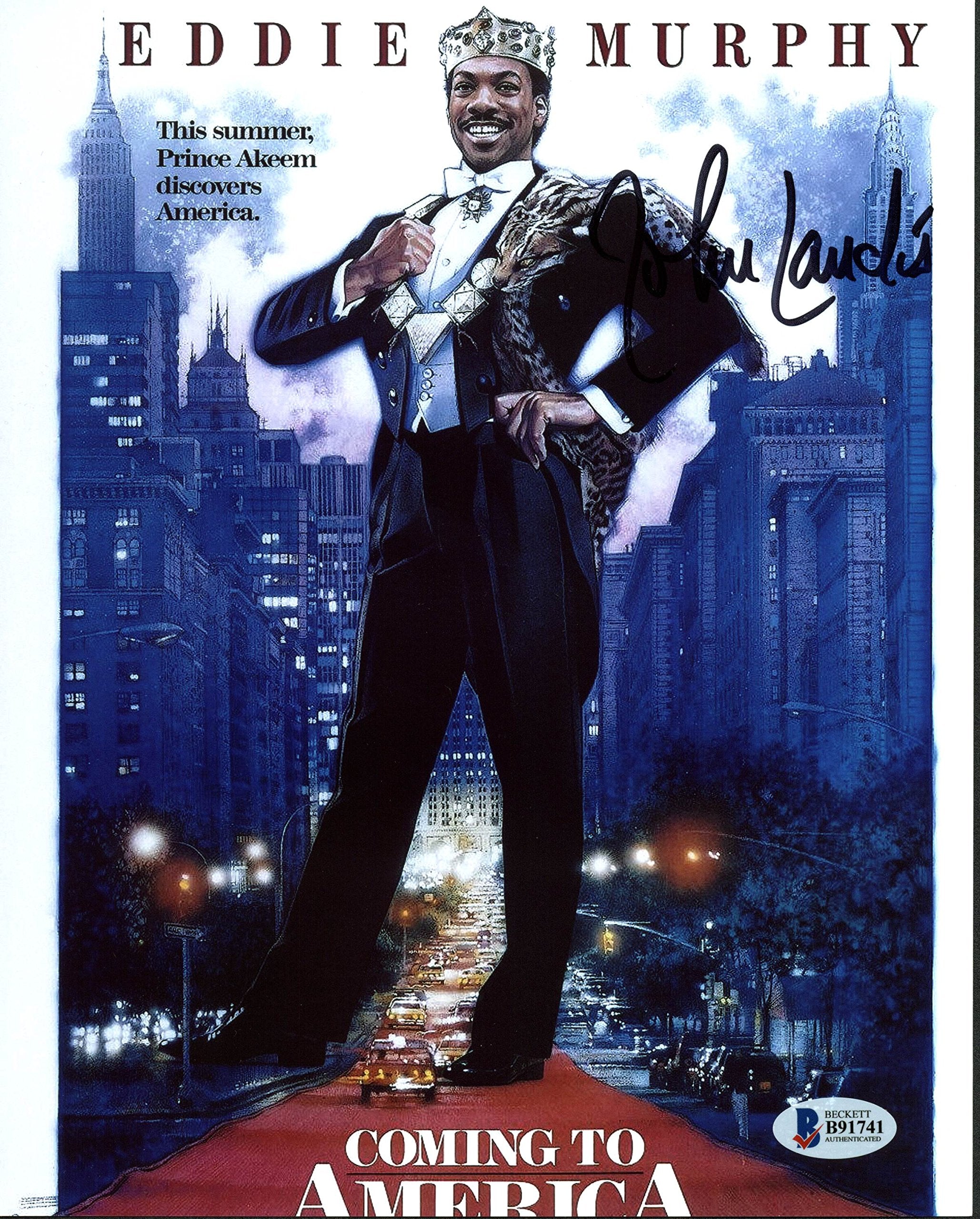 John Landis Coming to America Authentic Signed 8X10 Photo BAS #B91741
