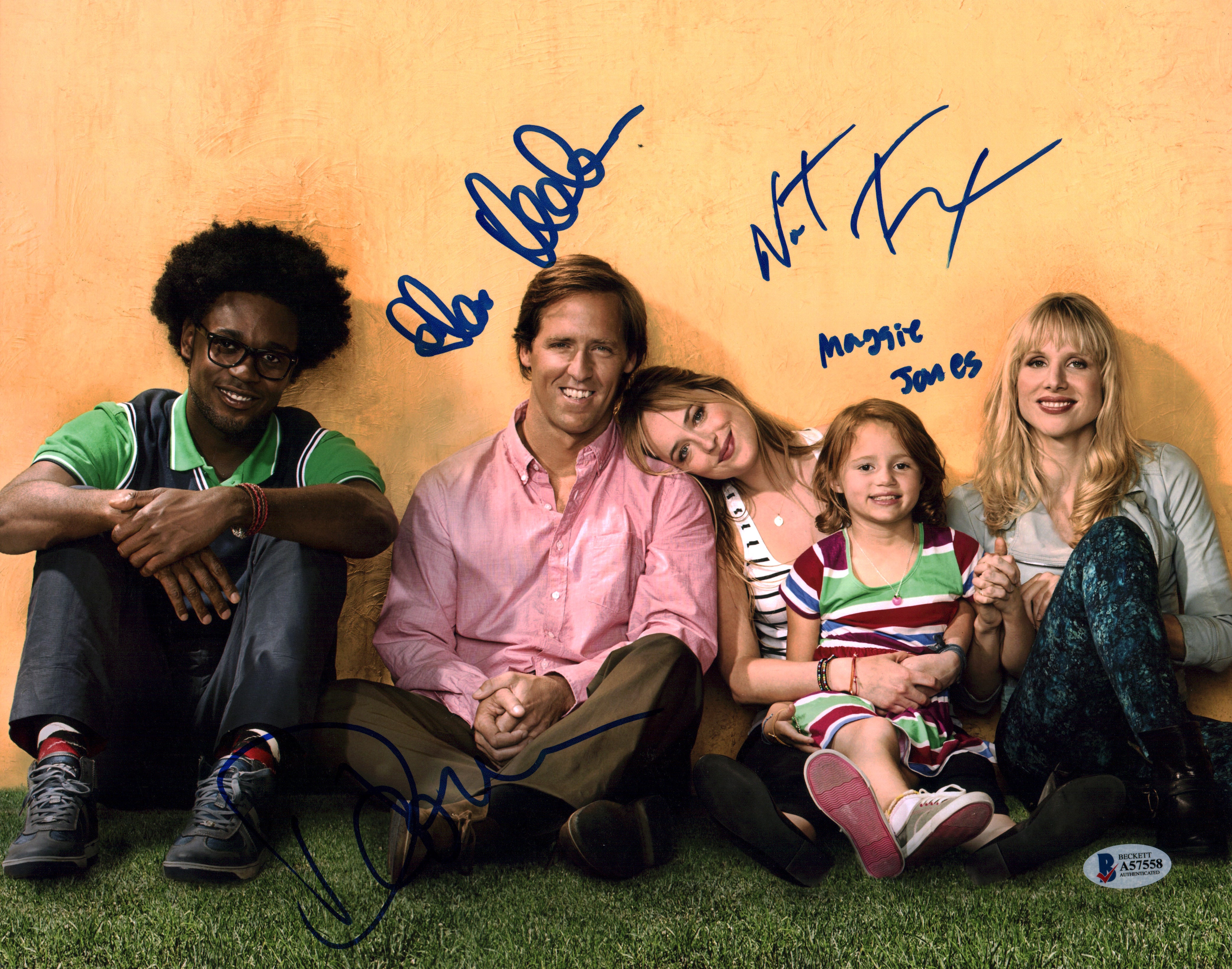 Ben & Kate (4) Johnson, Faxon, Jones & Kellum  Signed 11x14 Photo BAS #A57558