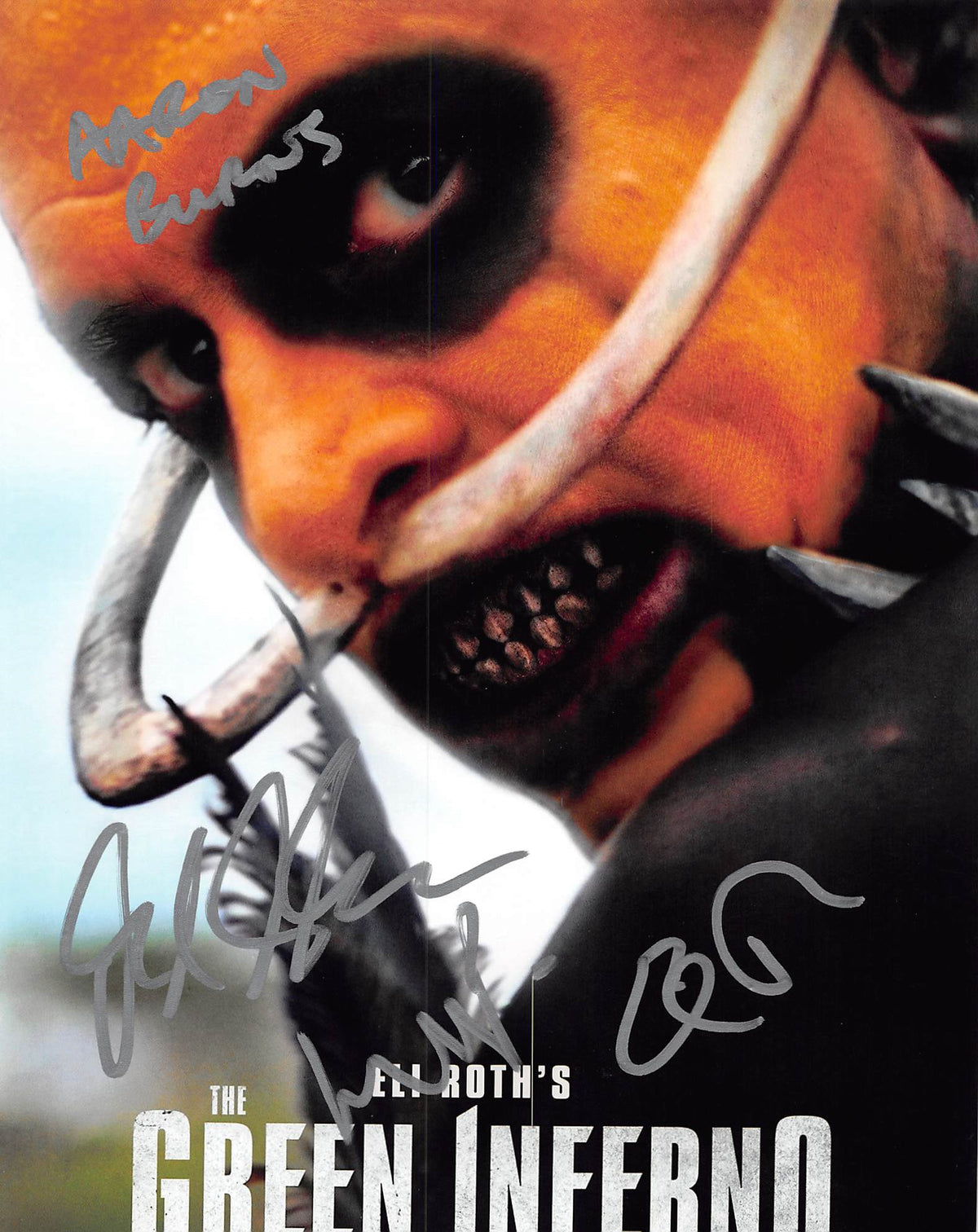 The Green Inferno (4) Sabara, Izzo, Burns & Roth Signed 8x10 Photo BAS #AC33467