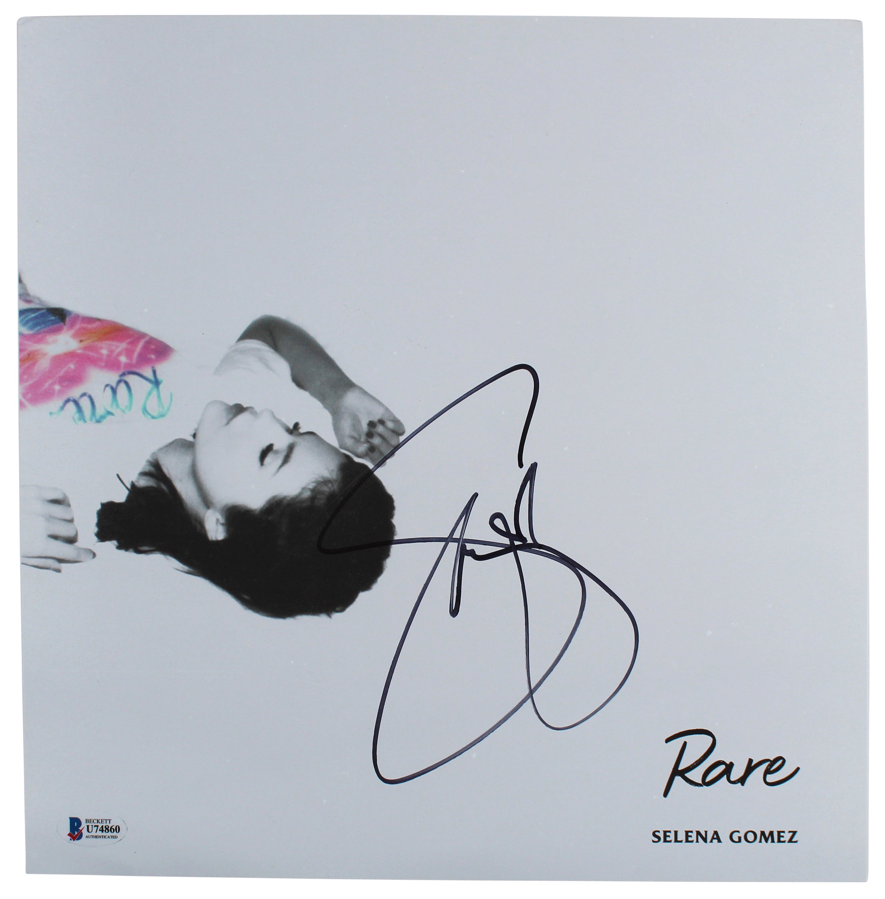 Selena Gomez Authentic Signed Rare Album Flat Autographed BAS #U74860