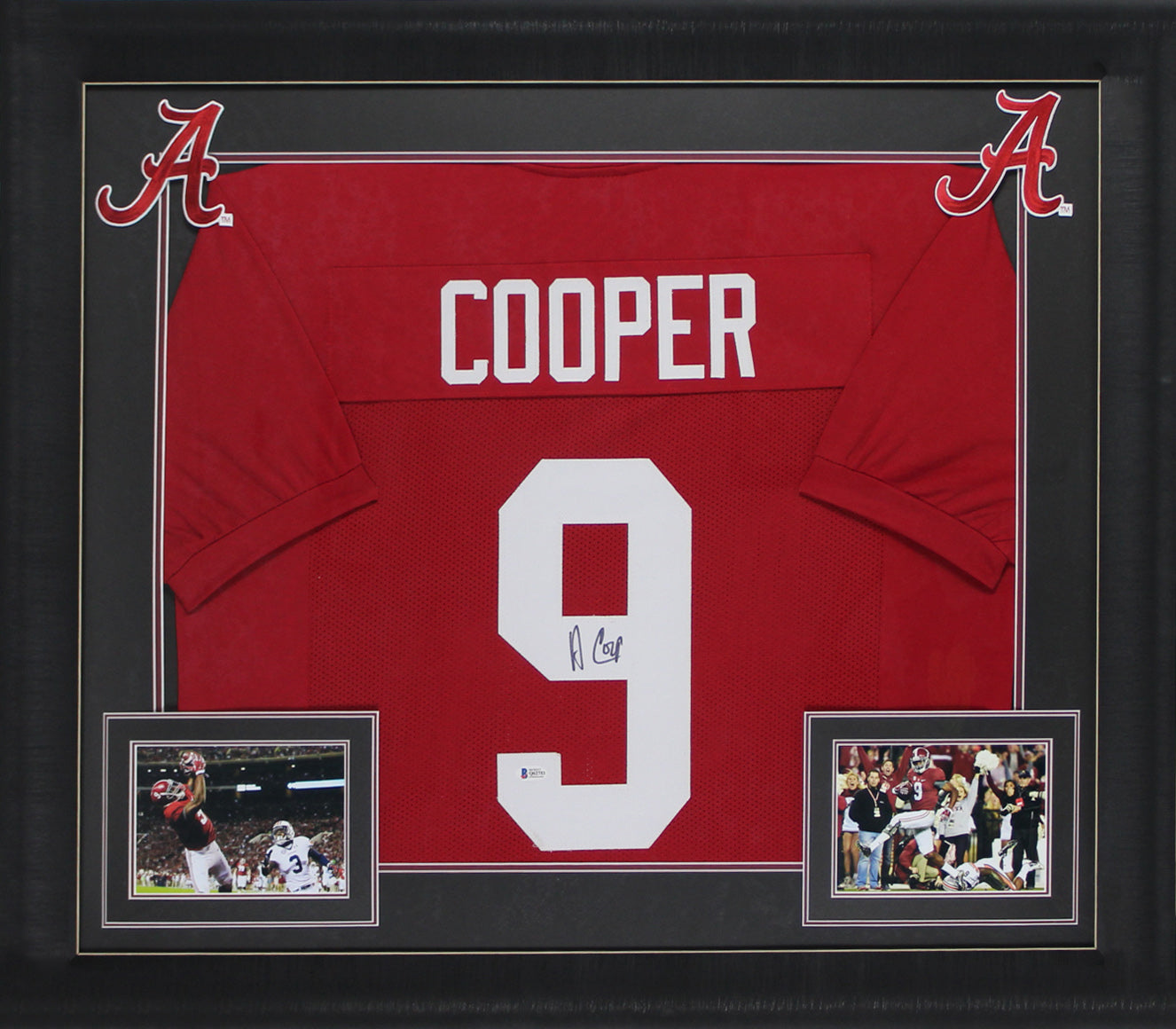 Alabama Amari Cooper Authentic Signed Maroon Pro Style Framed Jersey BAS