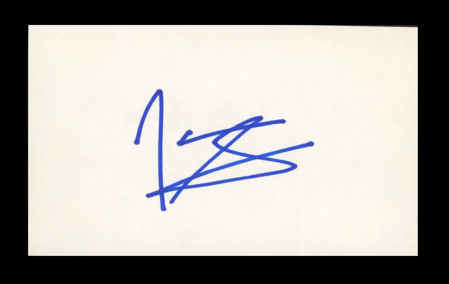 Jason Schwartzman Rushmore Authentic Signed 3x5 Index Card BAS #BP00908