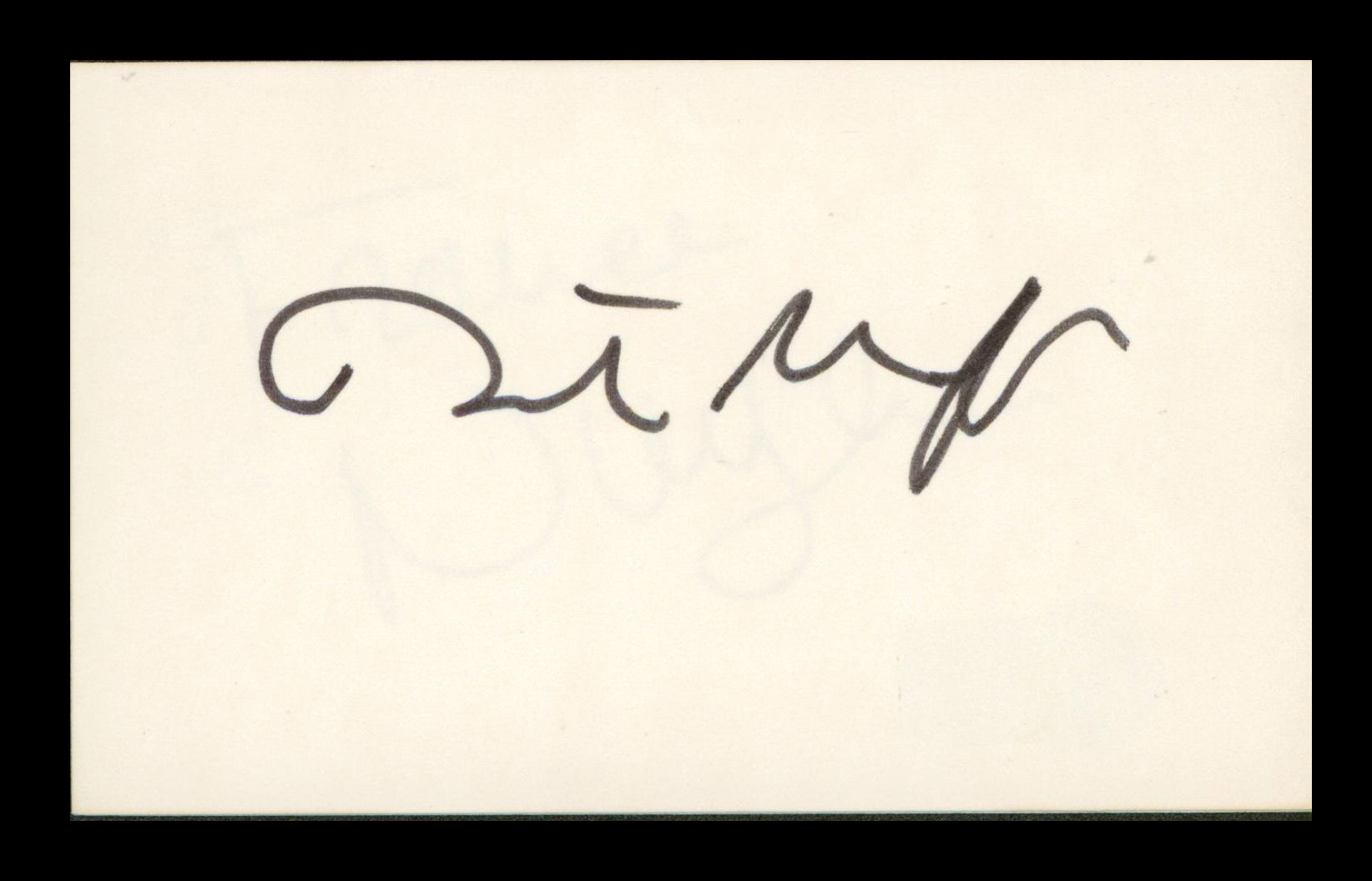 Dinah Manoff Empty Nest Authentic Signed 3x5 Index Card Autographed BAS #BP00912