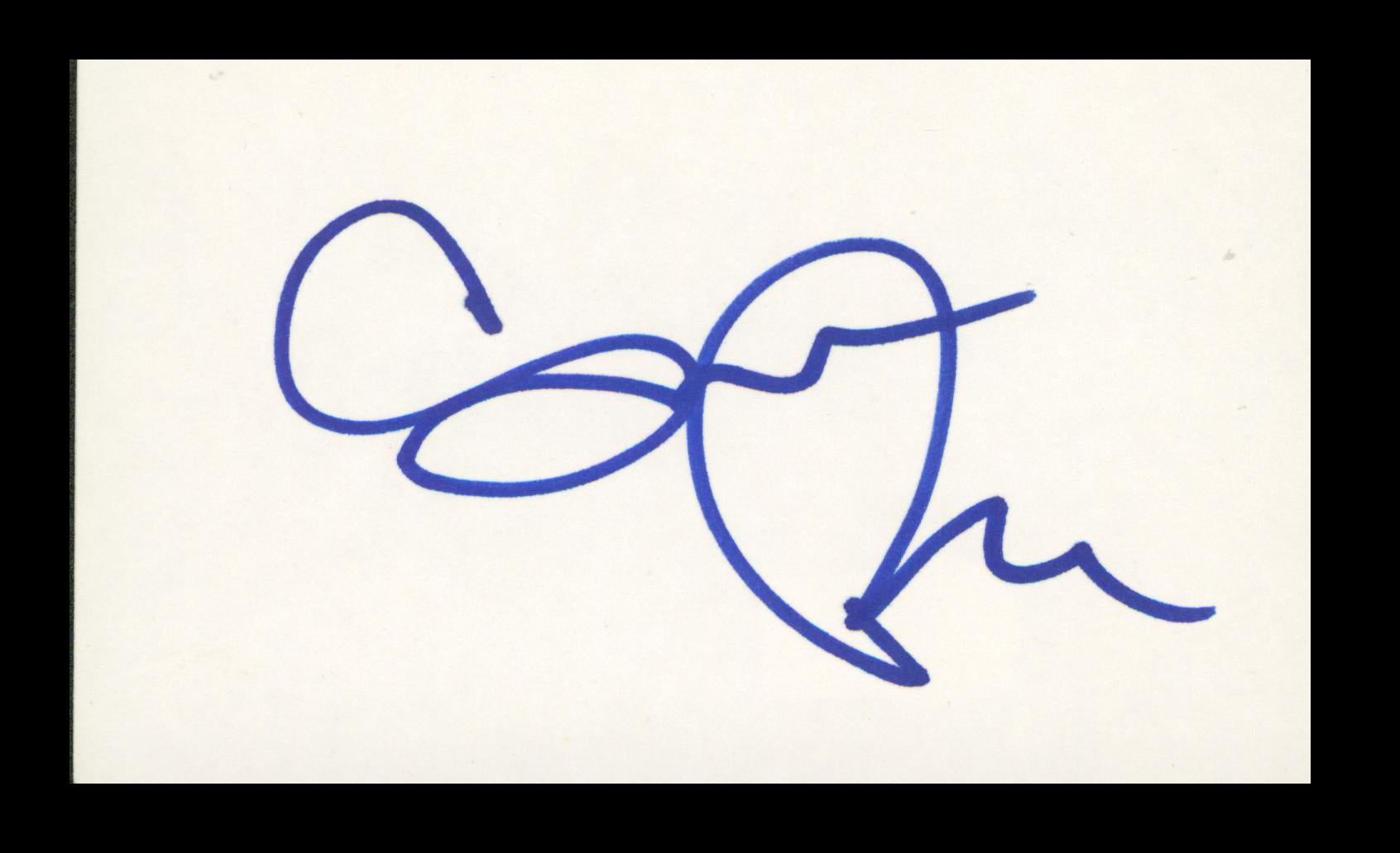 Simon Rex What I Like About You Authentic Signed 3x5 Index Card BAS #BP00920