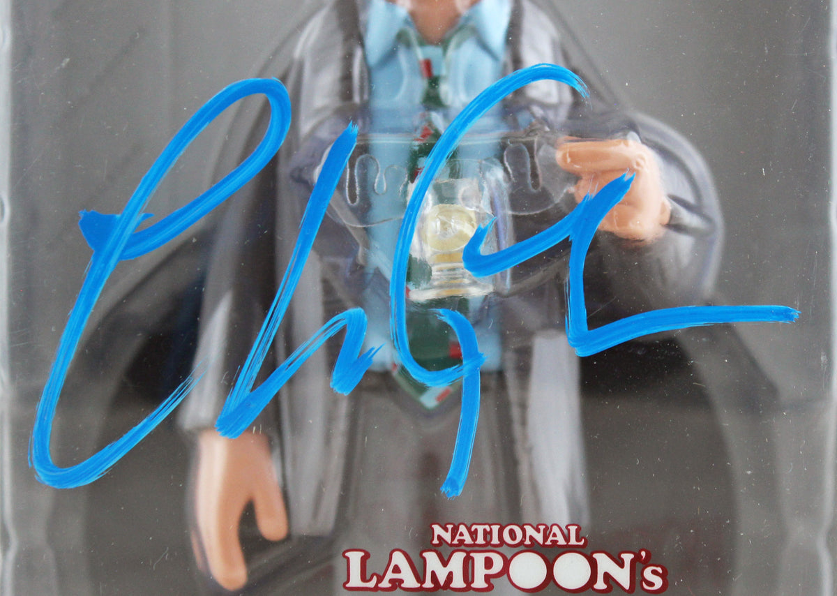 Chevy Chase Christmas Vacation Signed Vinyl Idolz #36 Clark Griswold Figure BAS