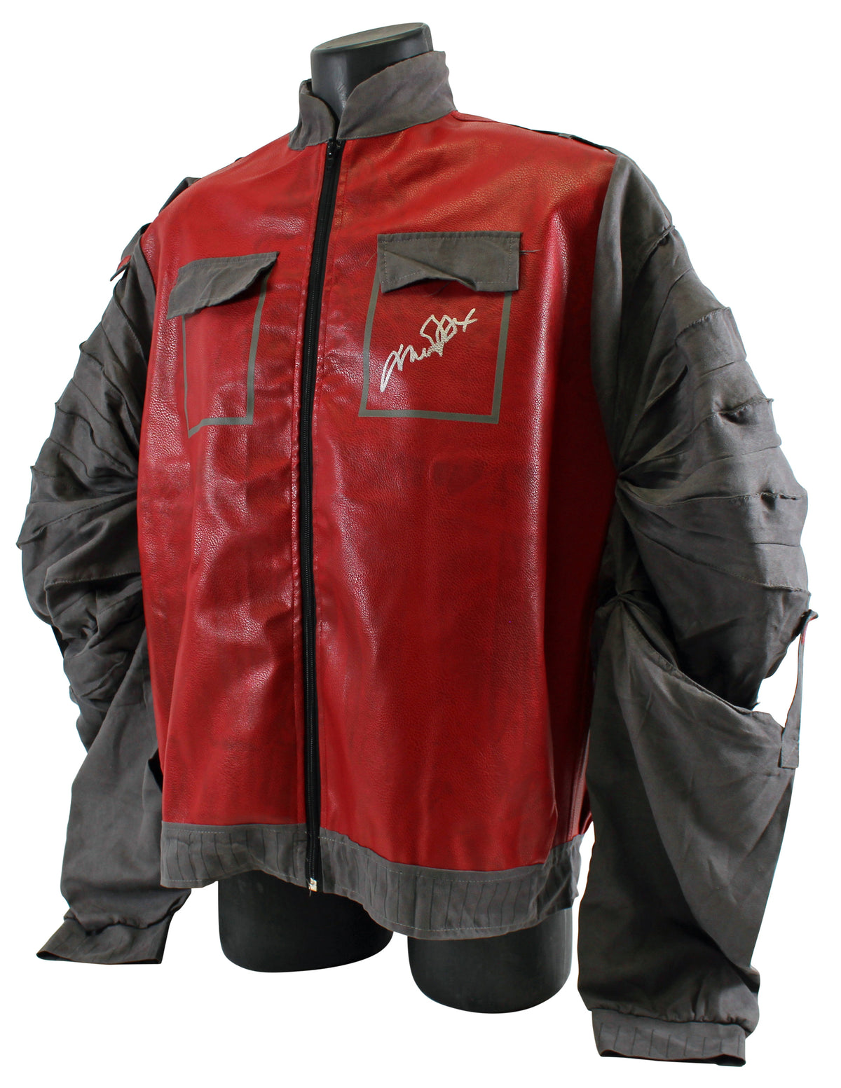 Michael J. Fox Back To The Future Part 2 Signed Costume Jacket BAS Wit #WP11540