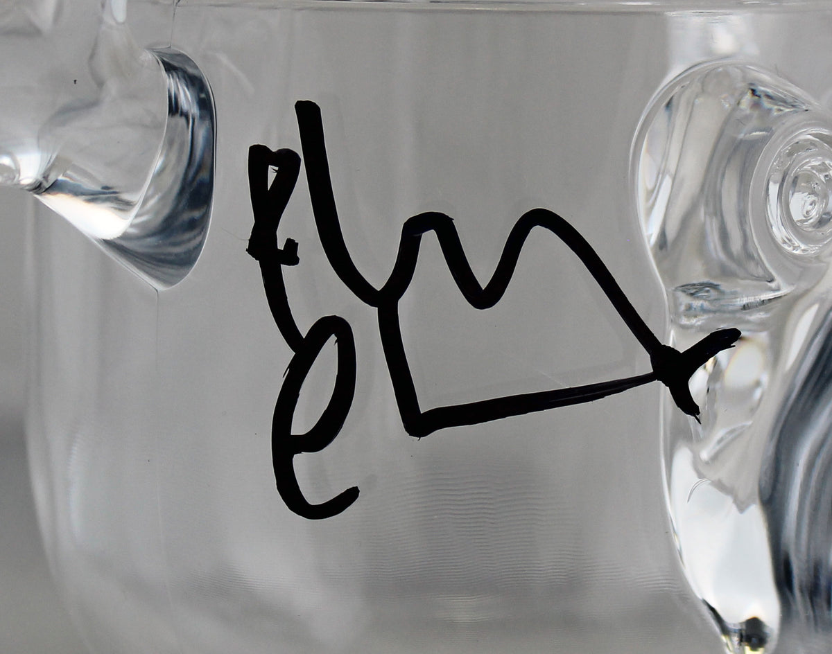 Chevy Chase Christmas Vacation Signed Acrylic Moose Mug BAS Witnessed #WM96492
