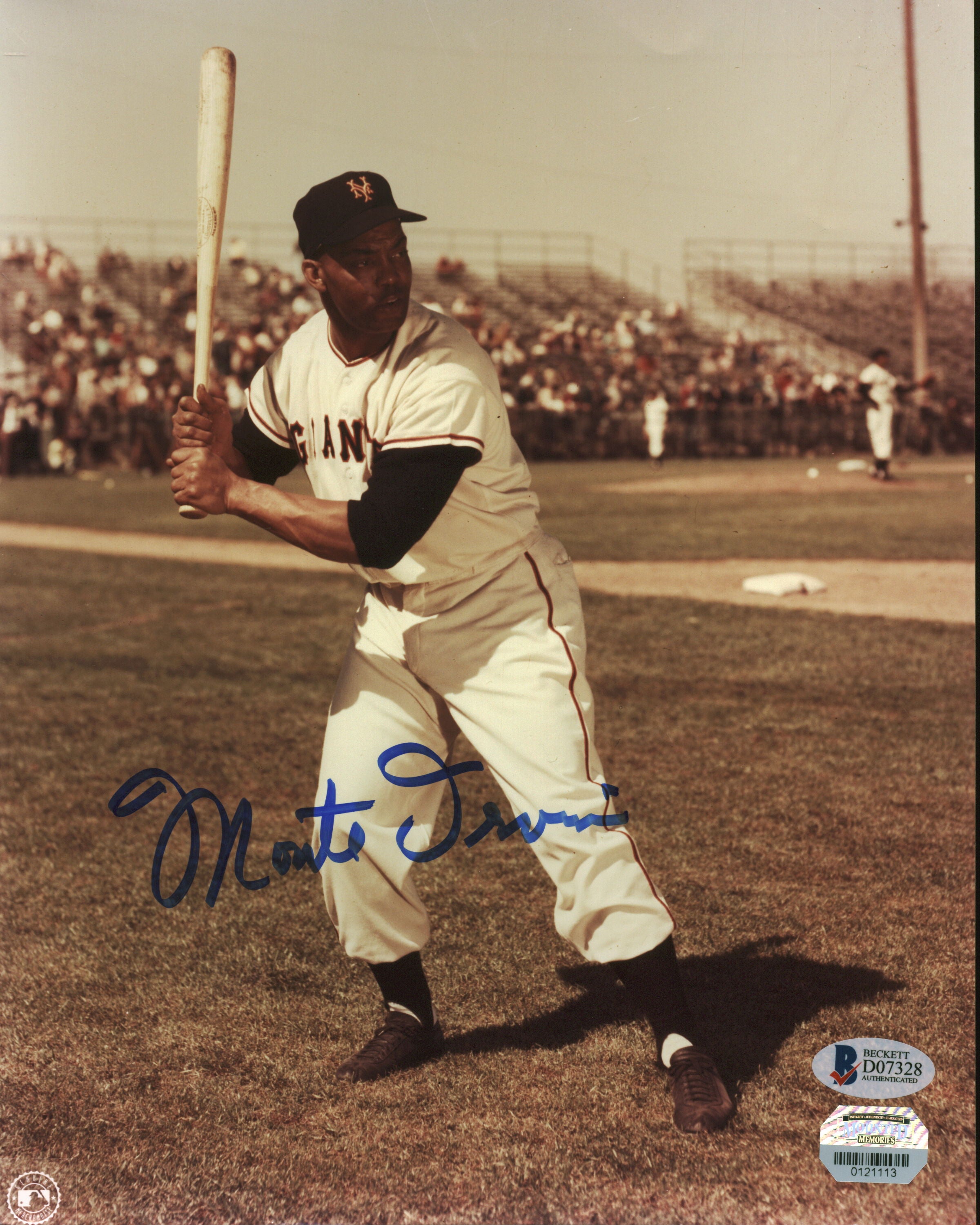 Giants Monte Irvin Authentic Signed 8x10 Photo Autographed BAS #D07328