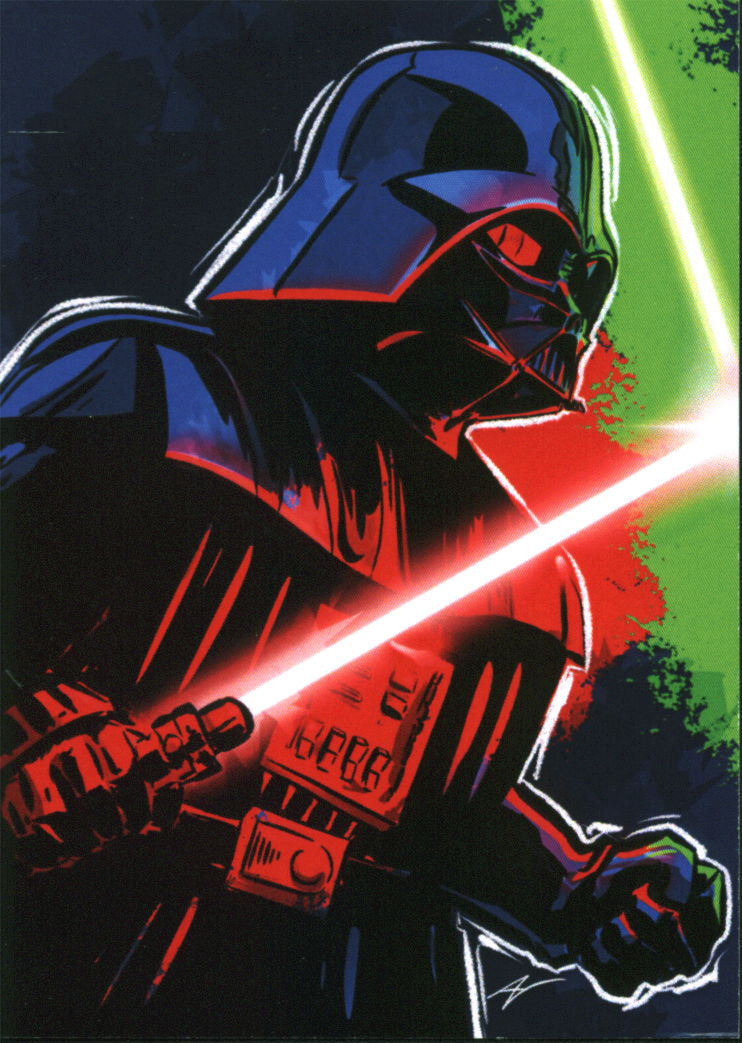 Darth Vader Bam! Pop Culture Artist Select Fan Art Card #852/2500 Un-signed