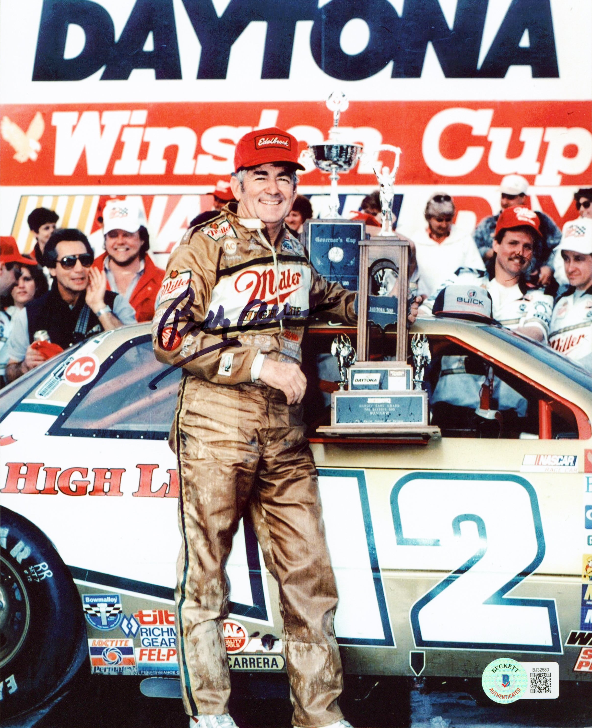 Bobby Allison NASCAR Authentic Signed 8x10 Photo Autographed BAS #BJ32680