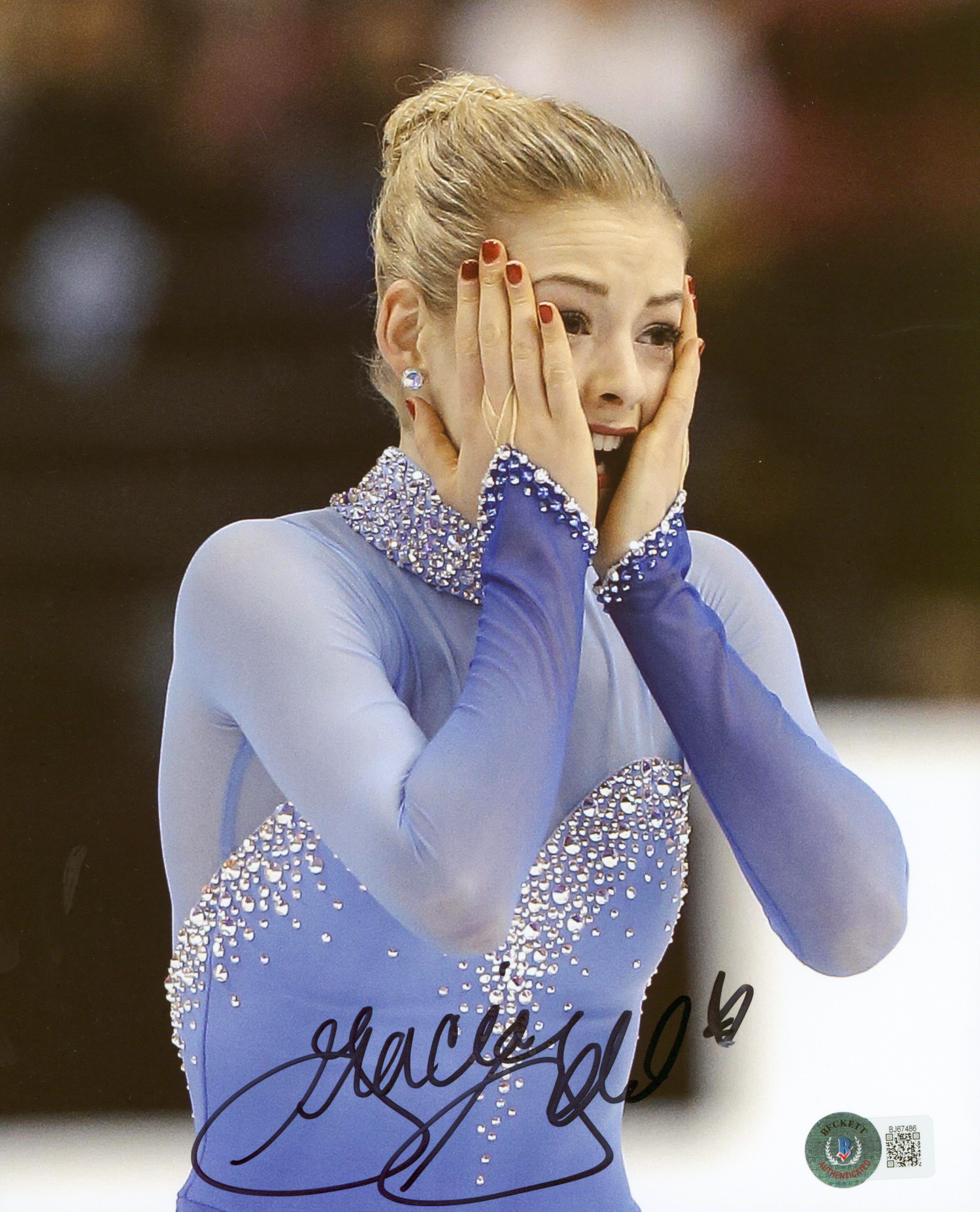 Gracie Gold Winter Olympics Authentic Signed 8x10 Photo Autographed BAS #BJ67486