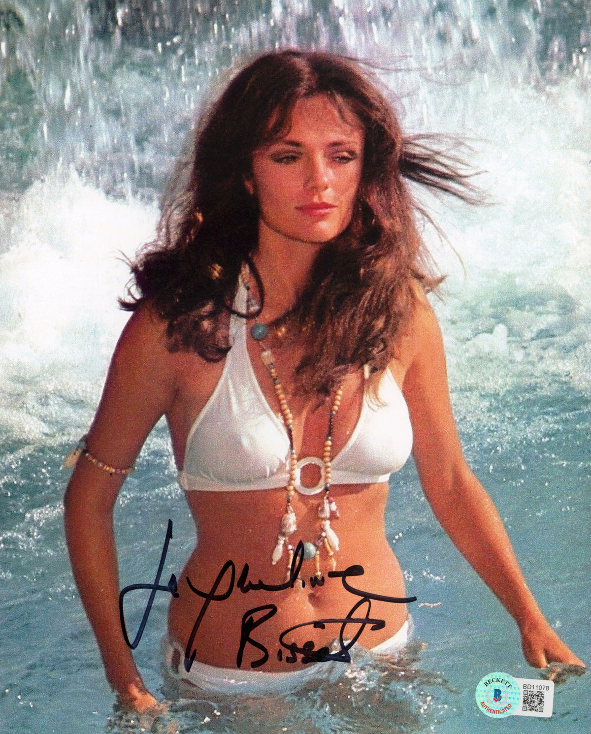 Jacqueline Bisset The Deep Authentic Signed 8x10 Sexy Photo BAS #BD11078