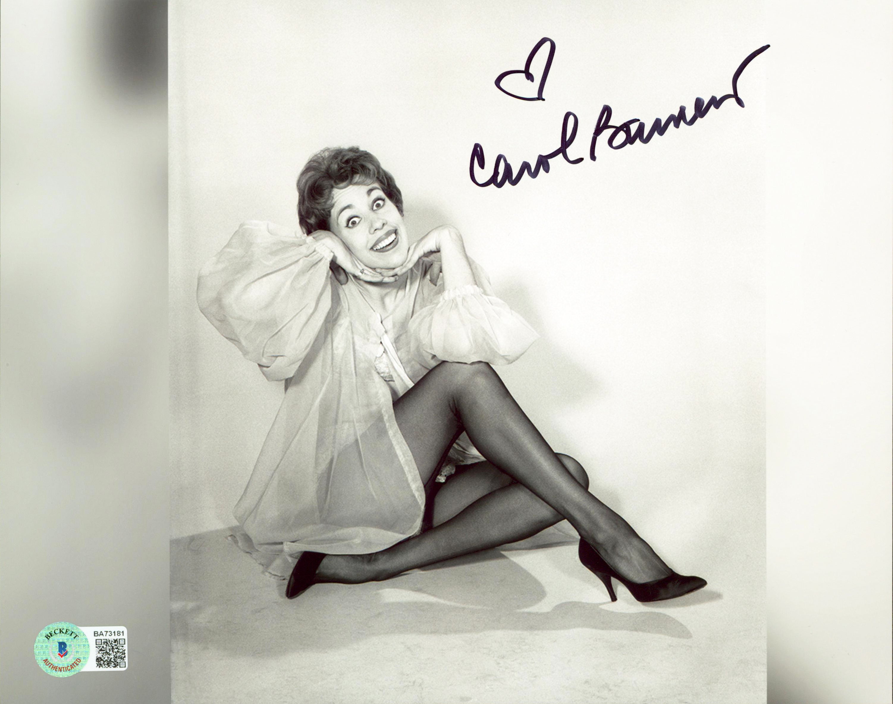 Carol Burnett Authentic Signed 8x10 Photo Autographed BAS #BA73181