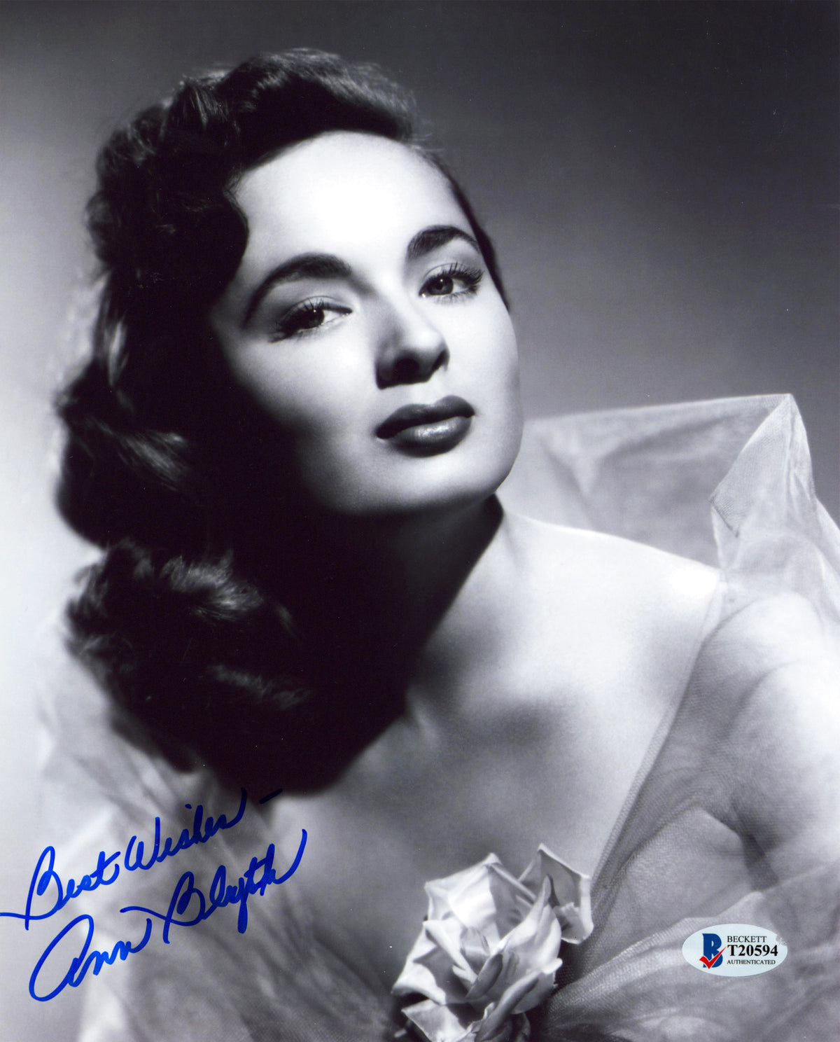 Ann Blyth Our Very Own "Best Wishes" Authentic Signed 8x10 Photo BAS #T20594