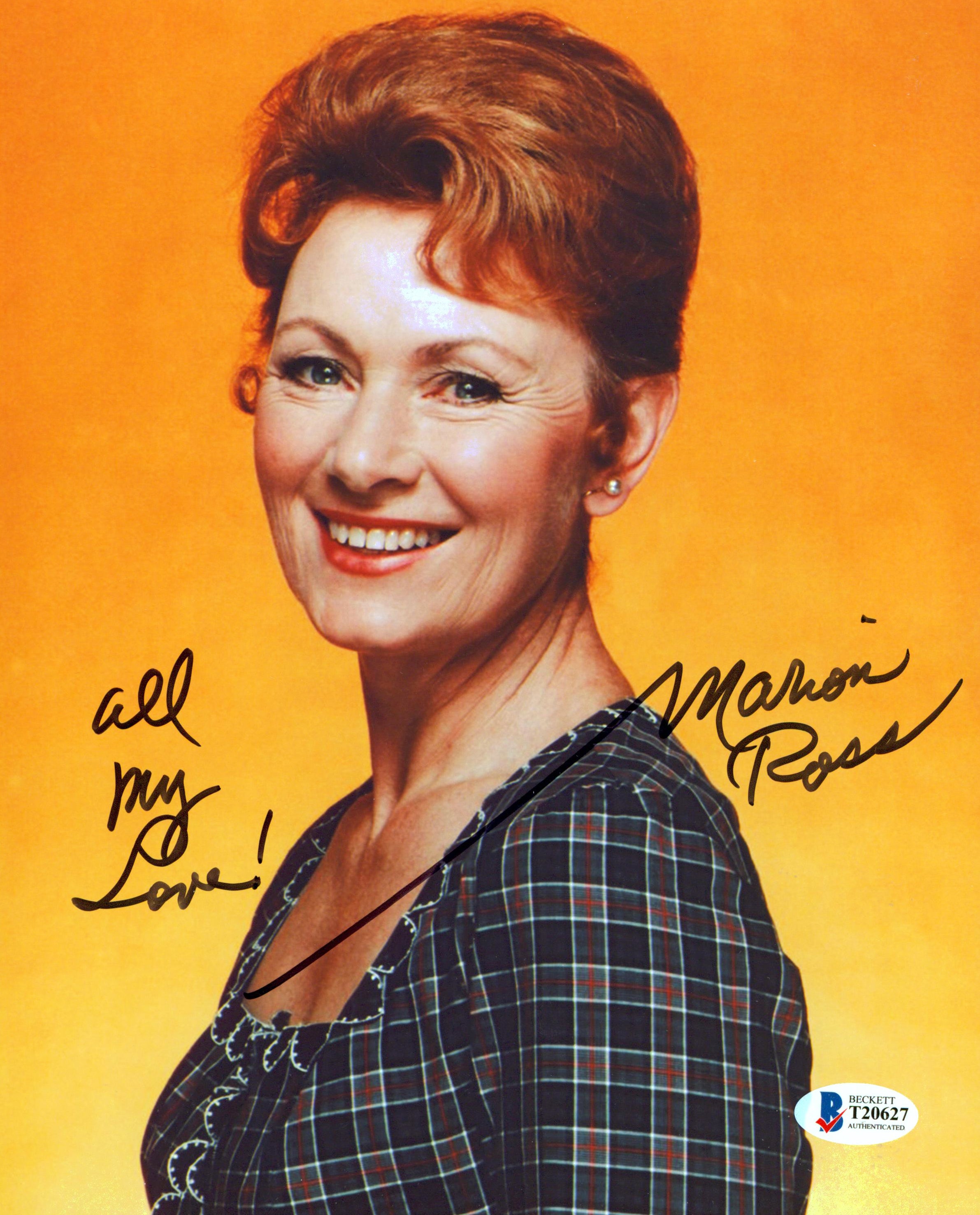 Marion Ross Happy Days "All My Love!" Authentic Signed 8x10 Photo BAS #T20627