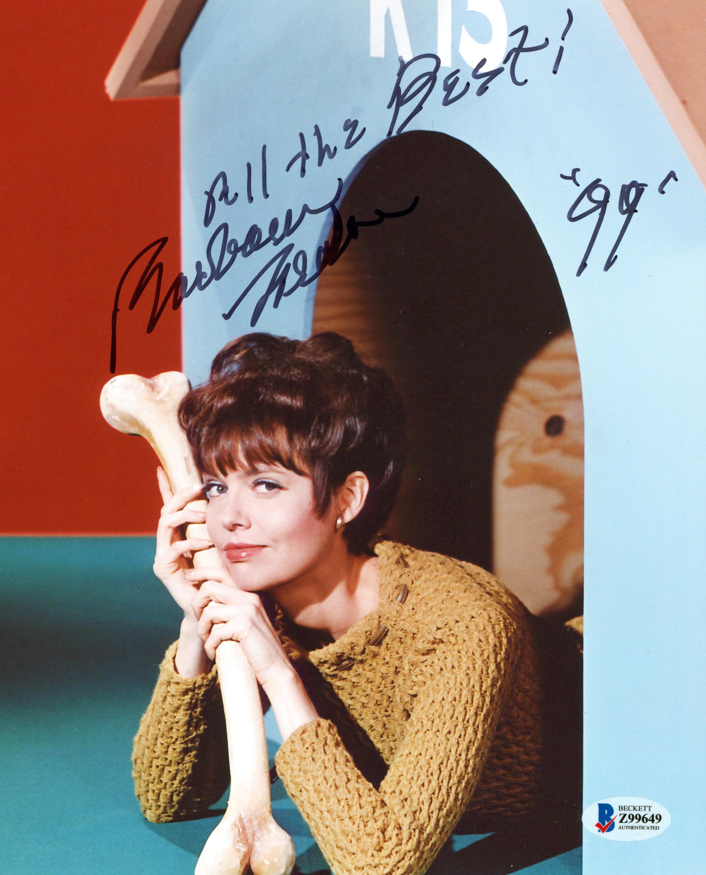 Barbara Feldon Get Smart "All The Best! '99'" Signed 8x10 Photo BAS #Z99649