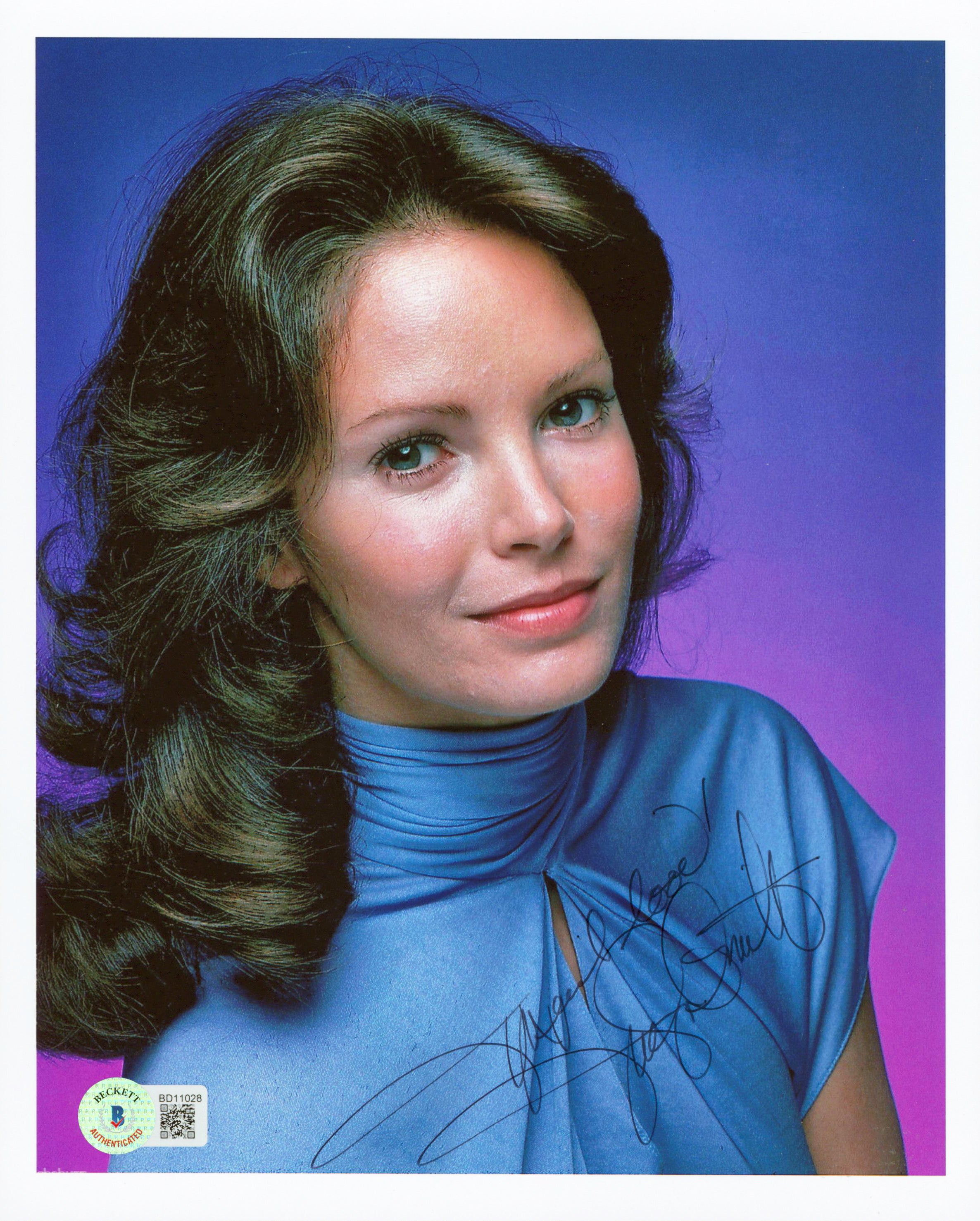 Jaclyn Smith Charlie's Angels "Much Love!" Signed 8x10 Photo BAS #BD11028