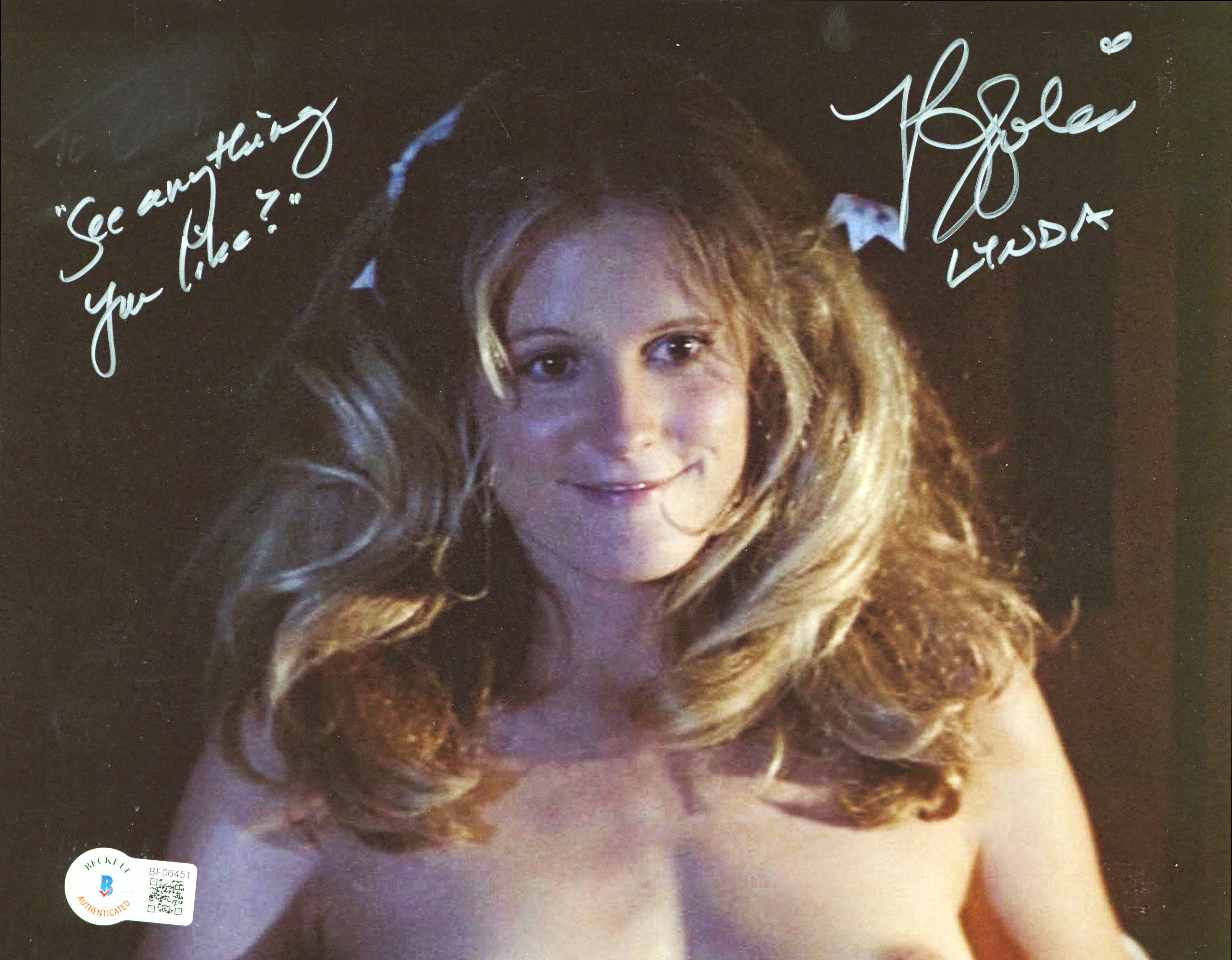 P.J. Soles Halloween "See Anything You Like?" Signed 8x10 Photo BAS #BF06451