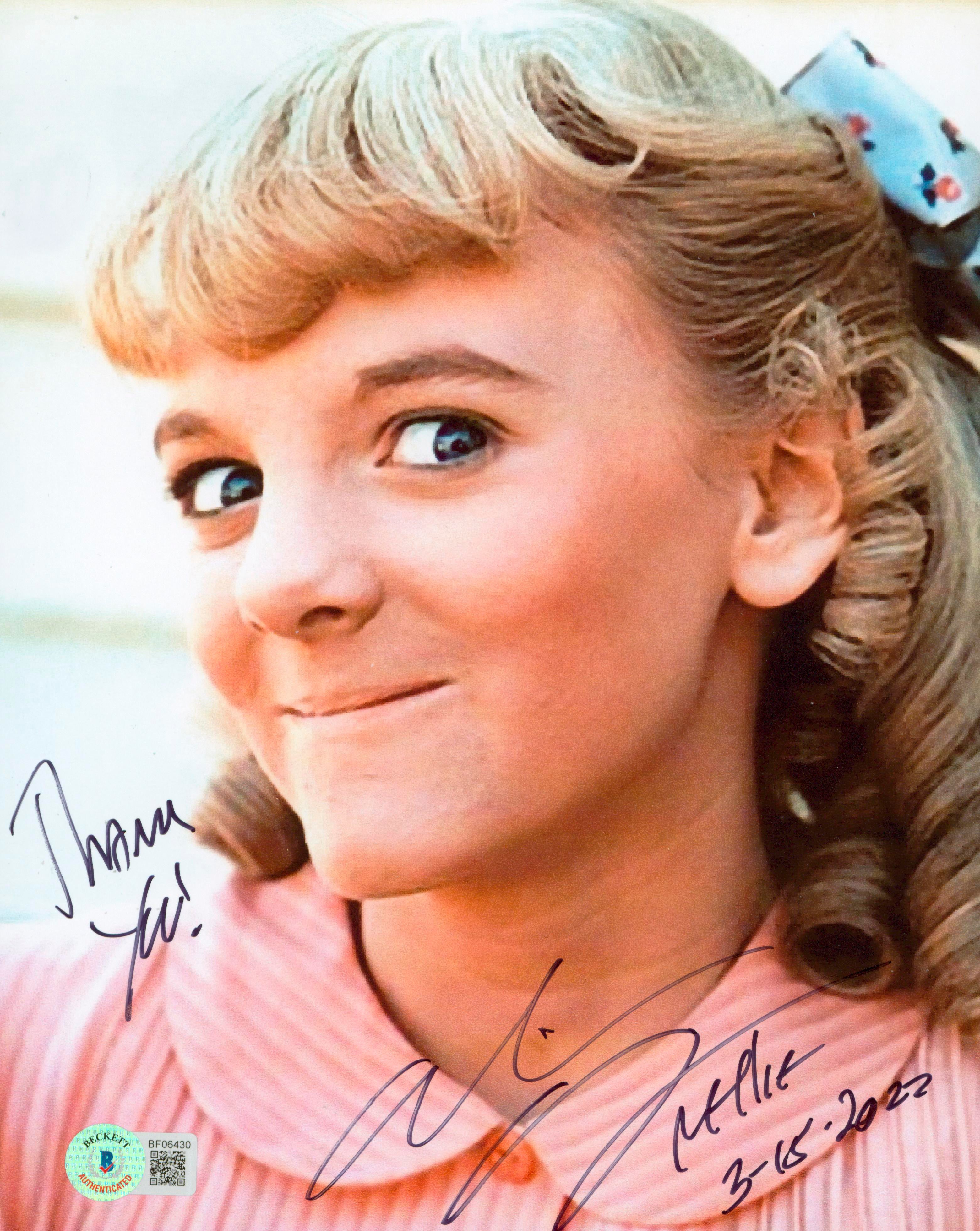 Alison Arngrim Little House on the Prairie "Thank You!" Signed 8x10 Photo BAS 3