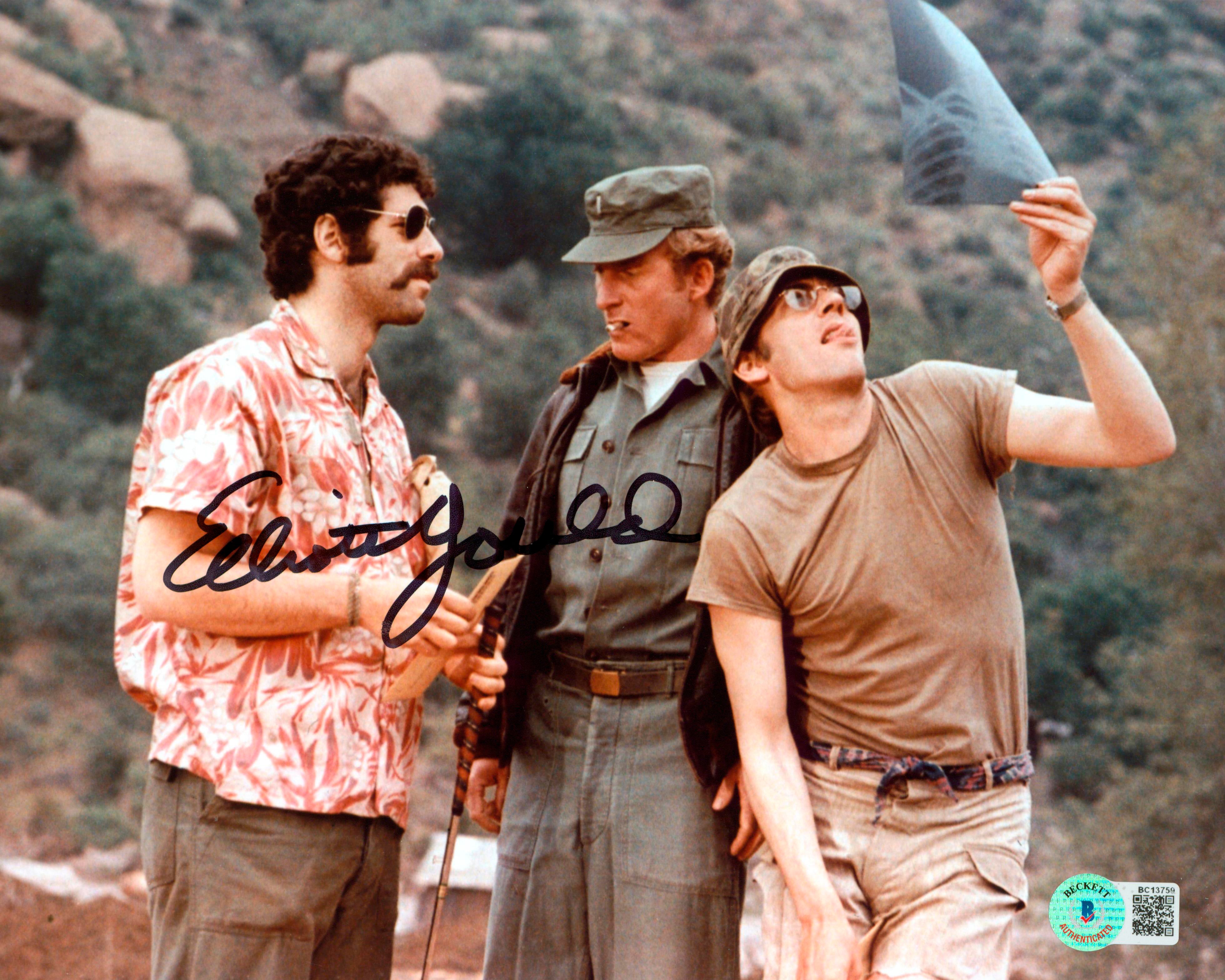 Elliott Gould M*A*S*H Authentic Signed 8x10 Horizontal Photo Autographed BAS 5