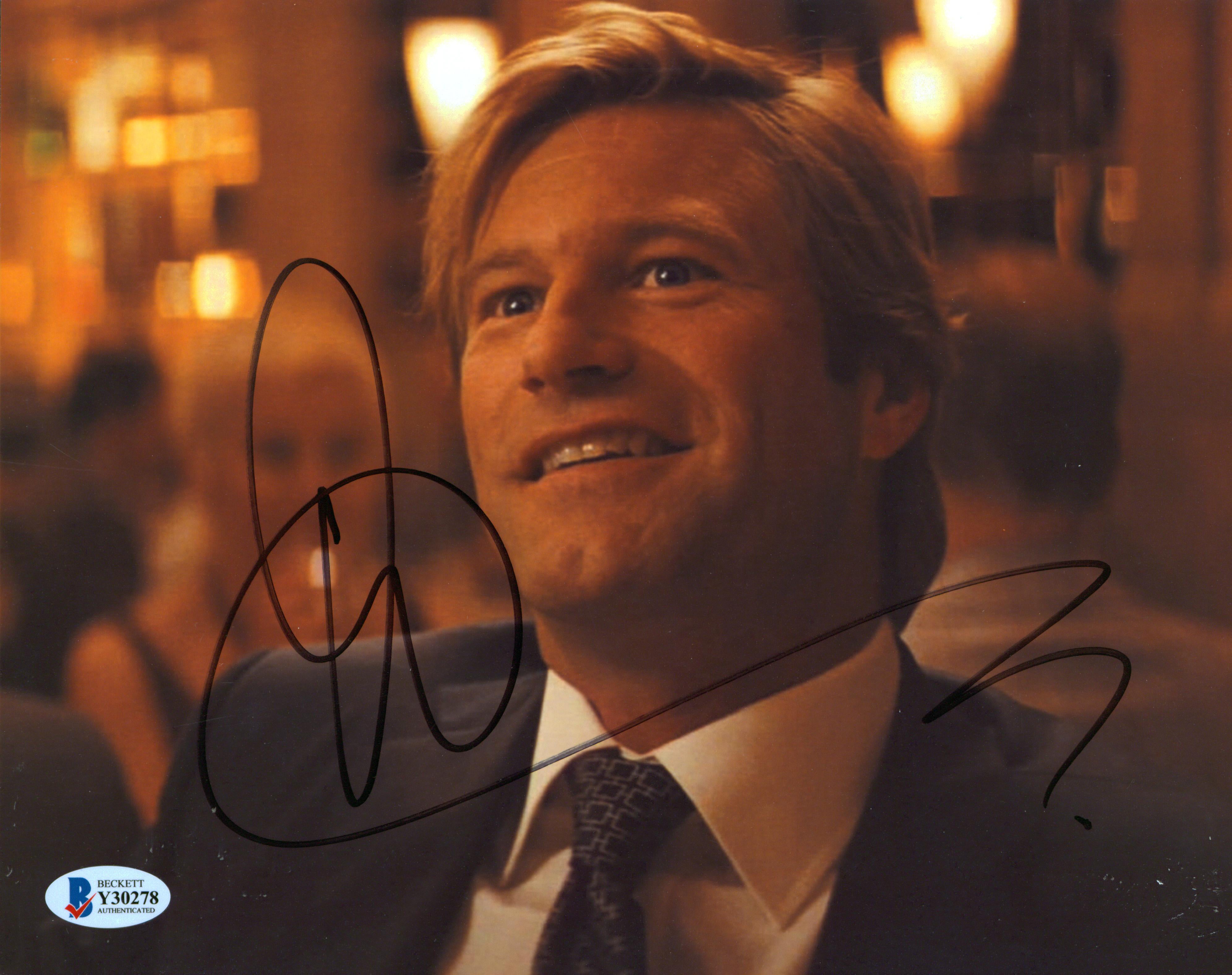 Aaron Eckhart Batman The Dark Knight Authentic Signed 8x10 Photo BAS #Y30278