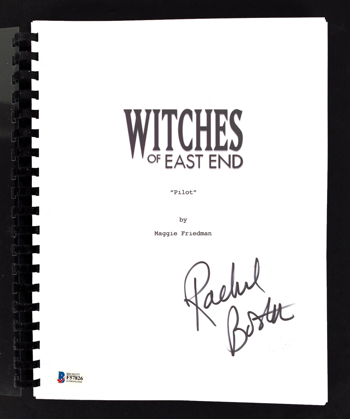 Rachel Boston Signed Witches of East End Pilot Episode Tv Script BAS #F57826