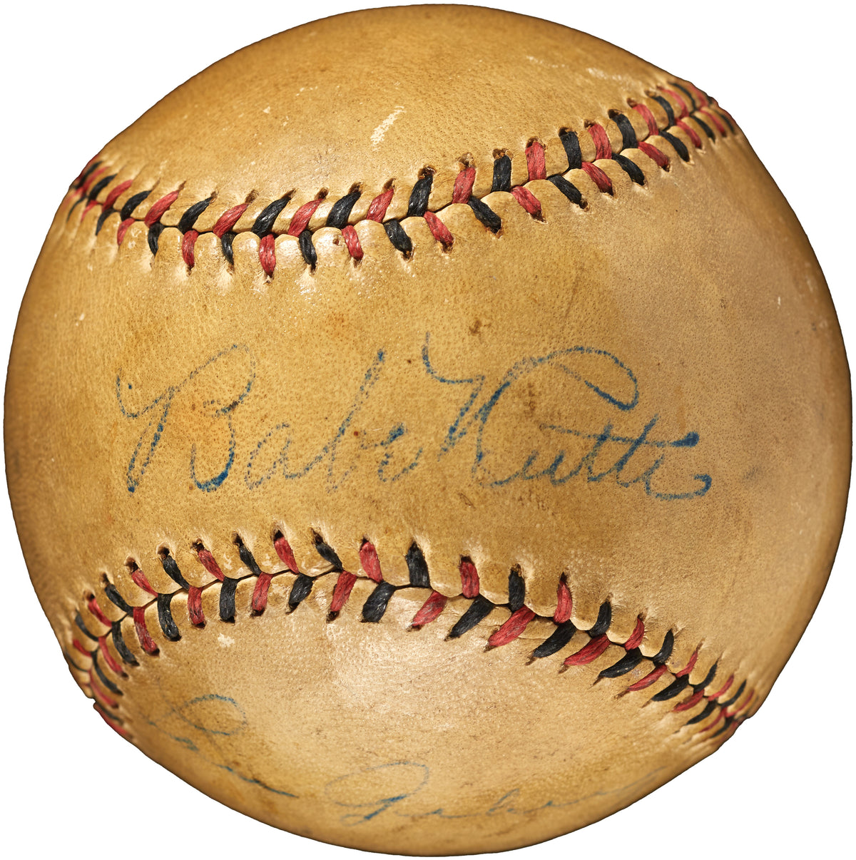 Yankees Babe Ruth & Lou Gehrig Signed Goldsmith & Sons Baseball JSA #Y96031