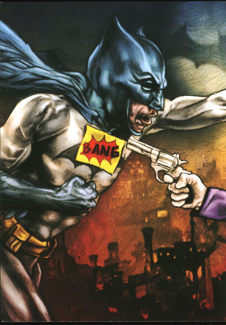 Batman Bam! Pop Culture Artist Select Fan Art Card Number #999/2500 Un-signed