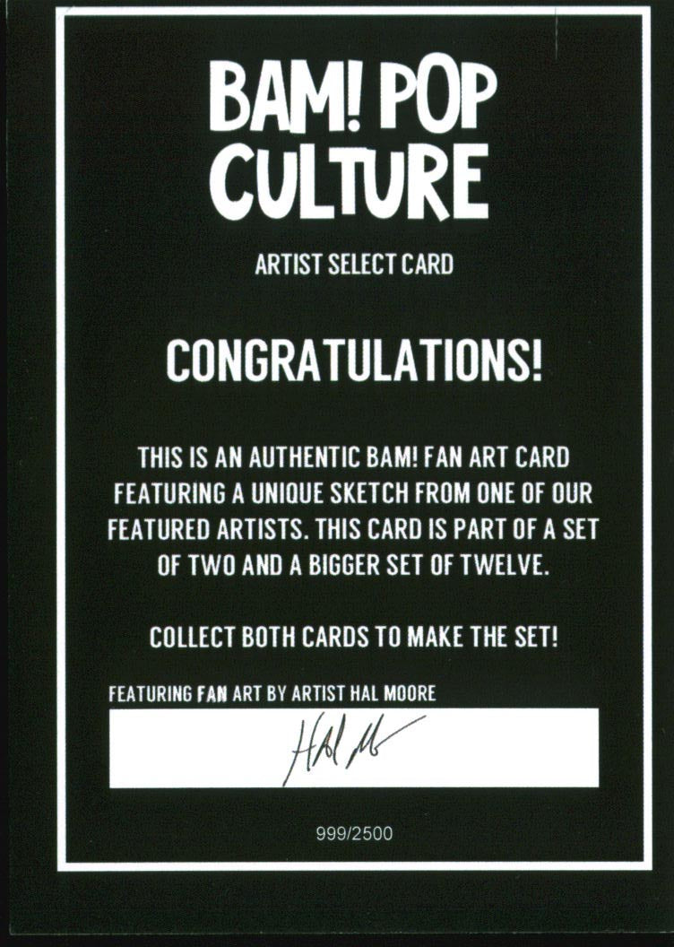 Batman Bam! Pop Culture Artist Select Fan Art Card Number #999/2500 Un-signed