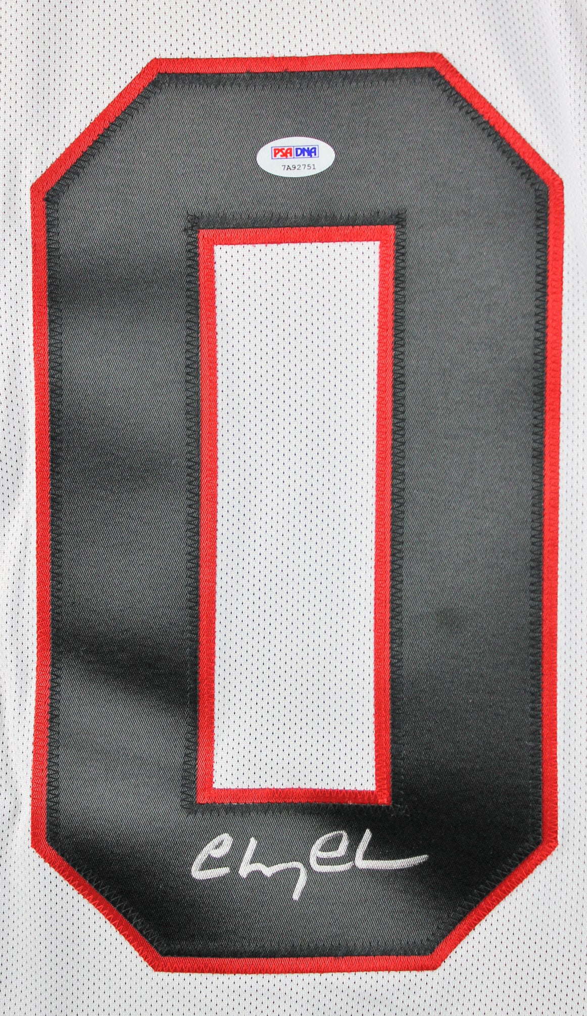 Chevy Chase Christmas Vacation Signed White Reebok Blackhawks Jersey PSA/DNA Itp