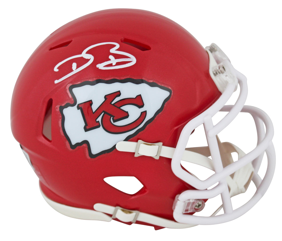 Chiefs Dwayne Bowe Authentic Signed Speed Mini Helmet W/ Case BAS Witnessed