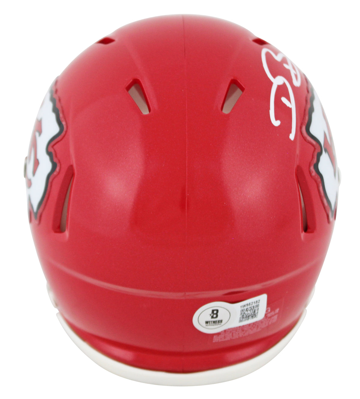 Chiefs Dwayne Bowe Authentic Signed Speed Mini Helmet W/ Case BAS Witnessed
