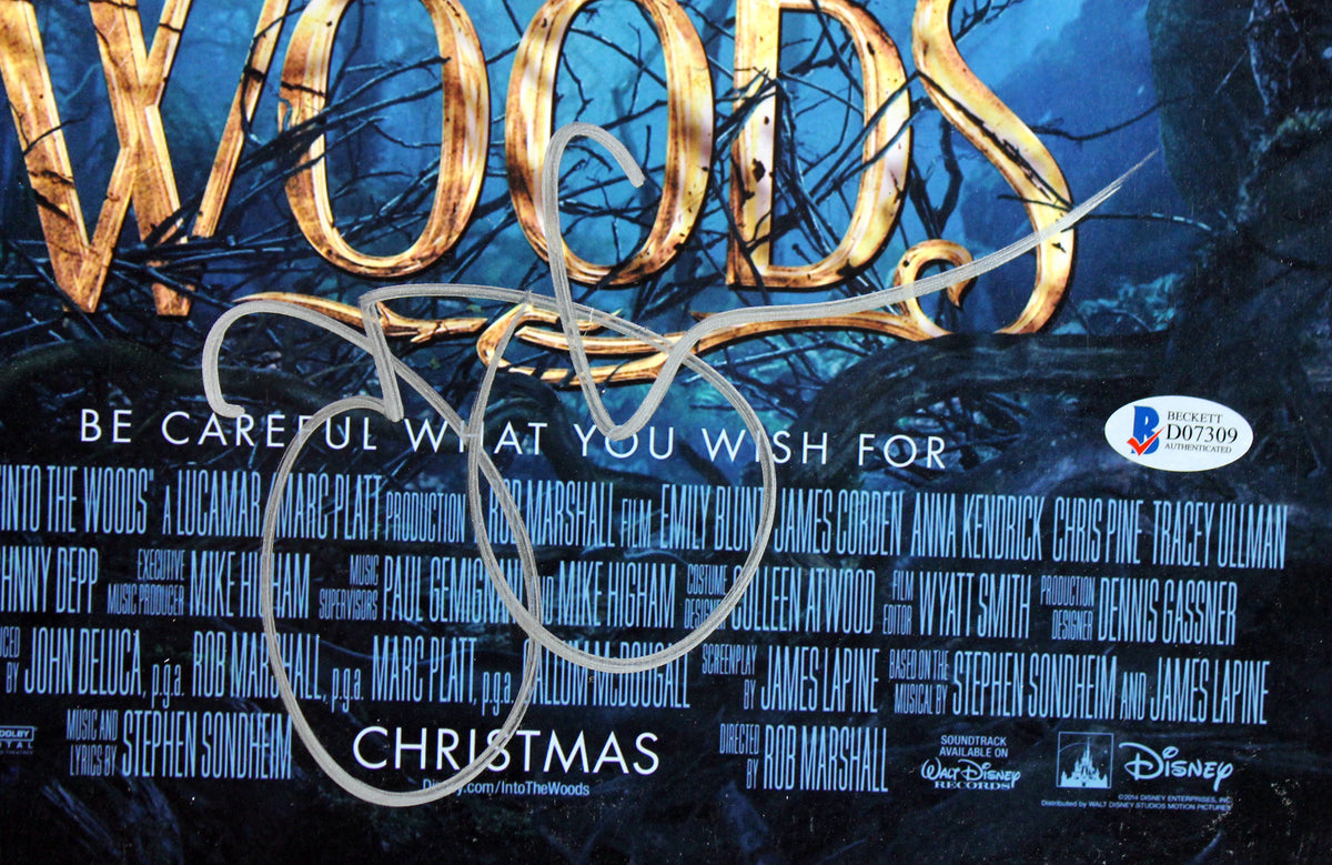 James Corden Into the Woods Authentic Signed 12x18 Photo Autographed BAS #D07309