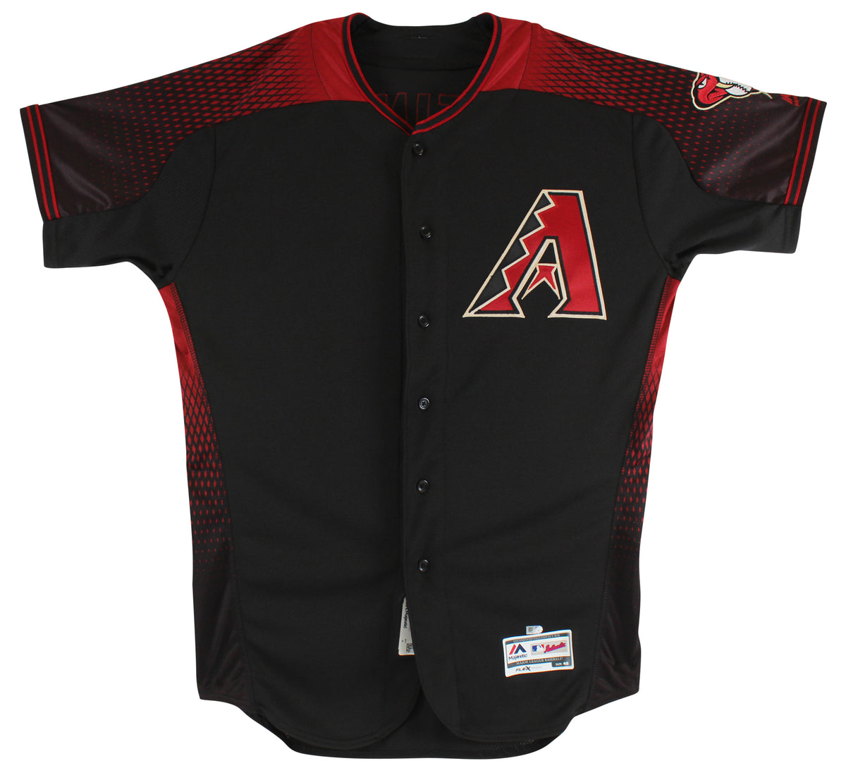 D-Backs Zack Greinke 9/27/17 Game Worn Black Majestic Flexbase Jersey MLB Holo